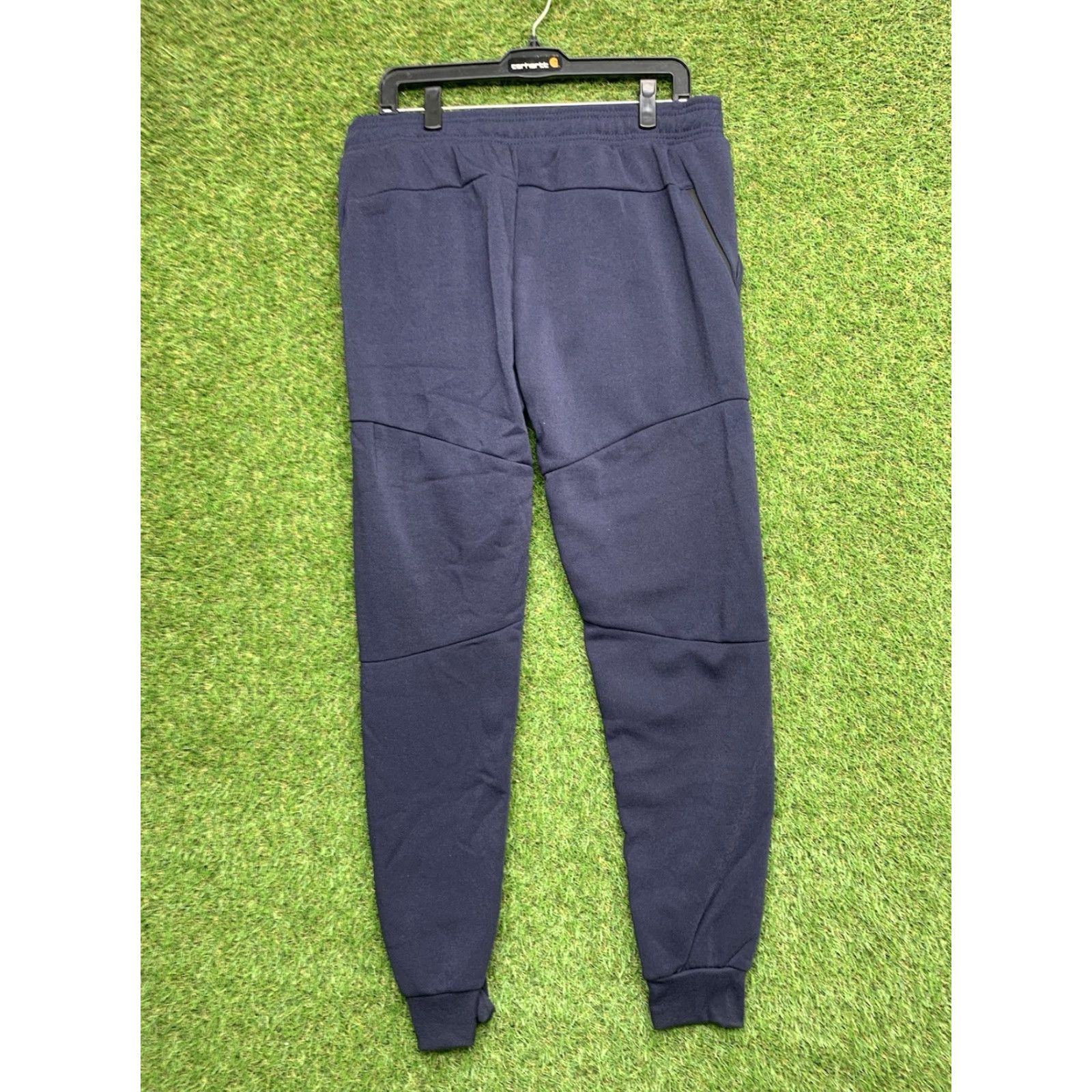 Vintage Ultra Performance Sweatpants Mens Large Navy Blue Fleece Joggers Drawstring Tech Size US 33 - 2 Thumbnail
