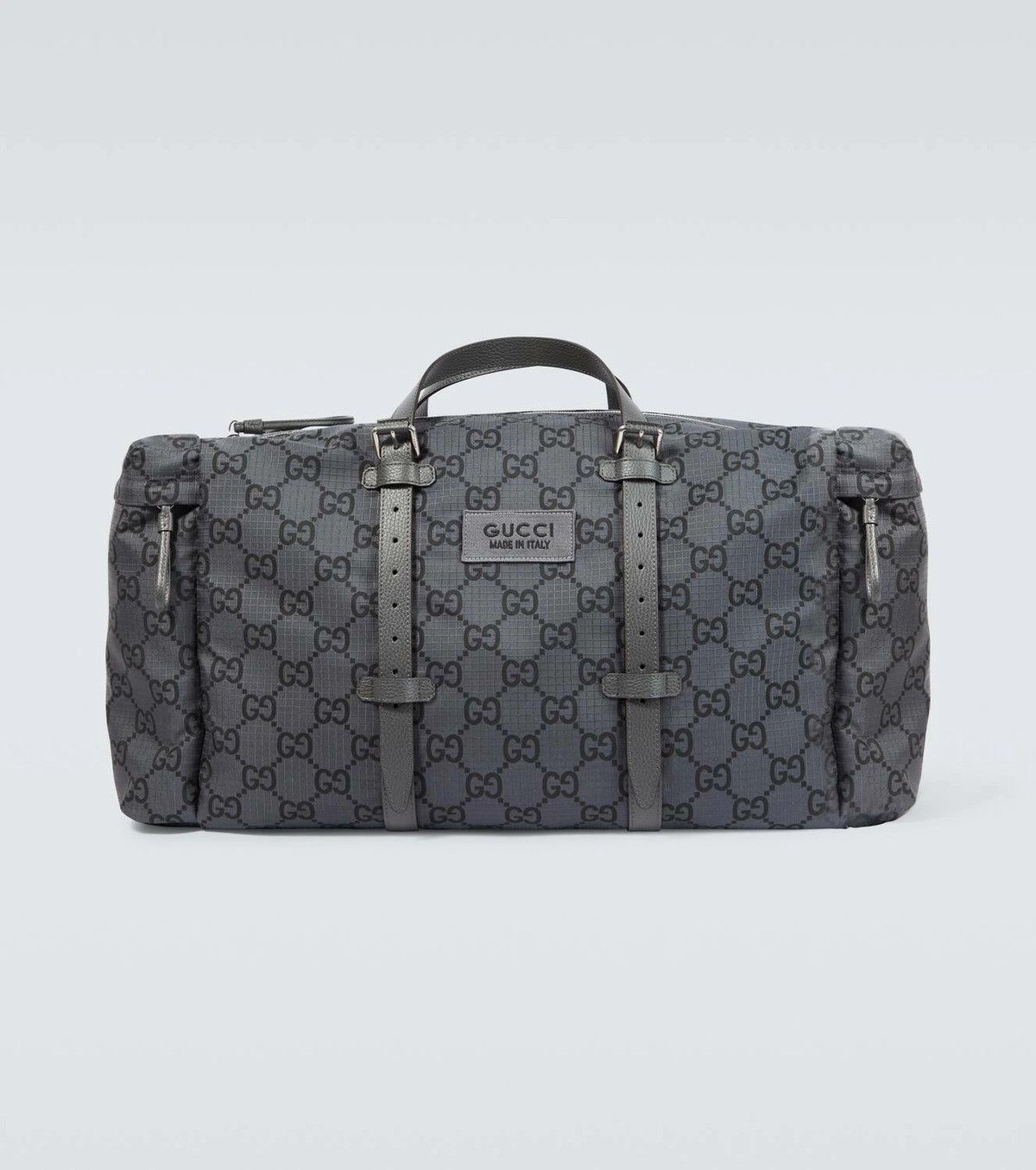 Gucci oc11z0126 Size:OS / Maxi GG Ripstop Duffle Bag In Grey Size ONE SIZE - 1 Thumbnail