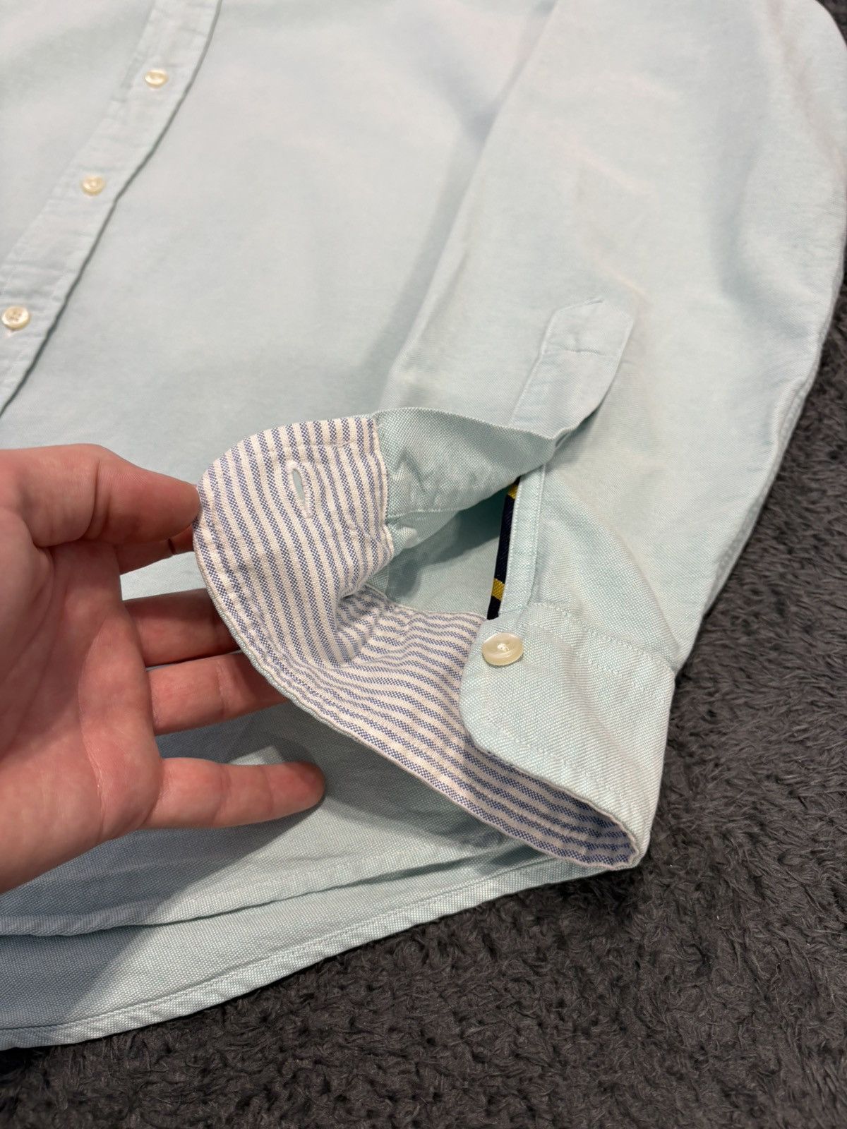 Polo Ralph Lauren Polo Ralph Lauren Basic Mint Green Classic Shirt Size US M / EU 48-50 / 2 - 6 Thumbnail