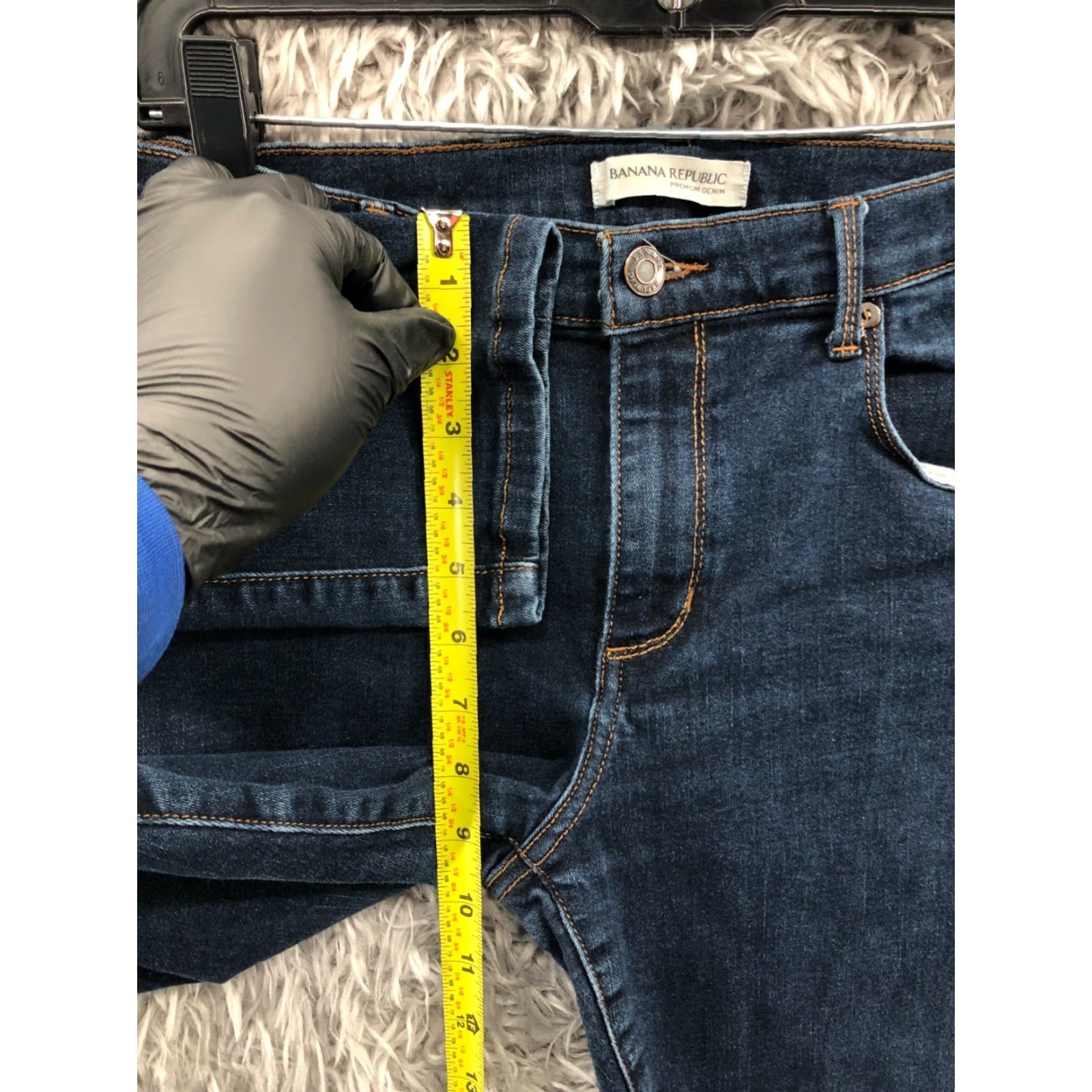 Banana Republic Banana Republic Jeans Skinny Denim Blue 32 Long Womens Mid Rise 5-Pocket Regular Fit Jeans Womens Boys/Mens? Size 24" / US 00 / IT 34 - 4 Thumbnail