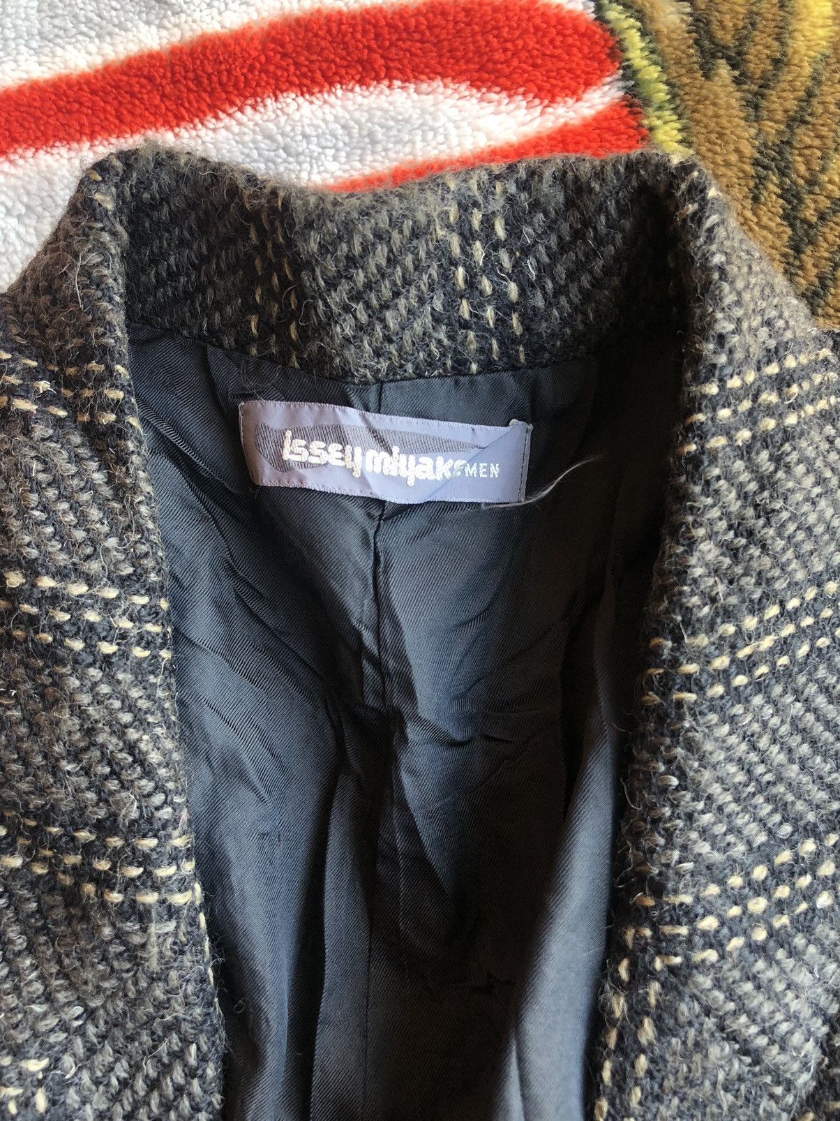 Designer × Issey Miyake × Japanese Brand Vintage Issey Miyake Wool Coat Jacket Size US M / EU 48-50 / 2 - 11 Thumbnail