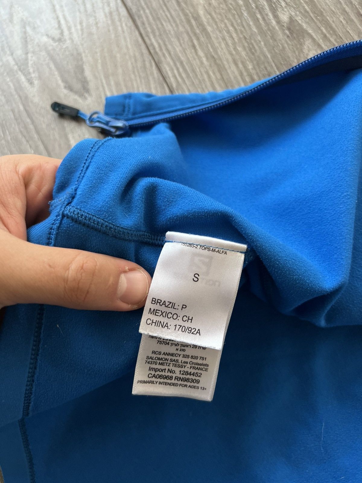 Salomon Salomon Advanced Skin Warm Zip Chest Pocket Sweatshirt Size US S / EU 44-46 / 1 - 18 Thumbnail