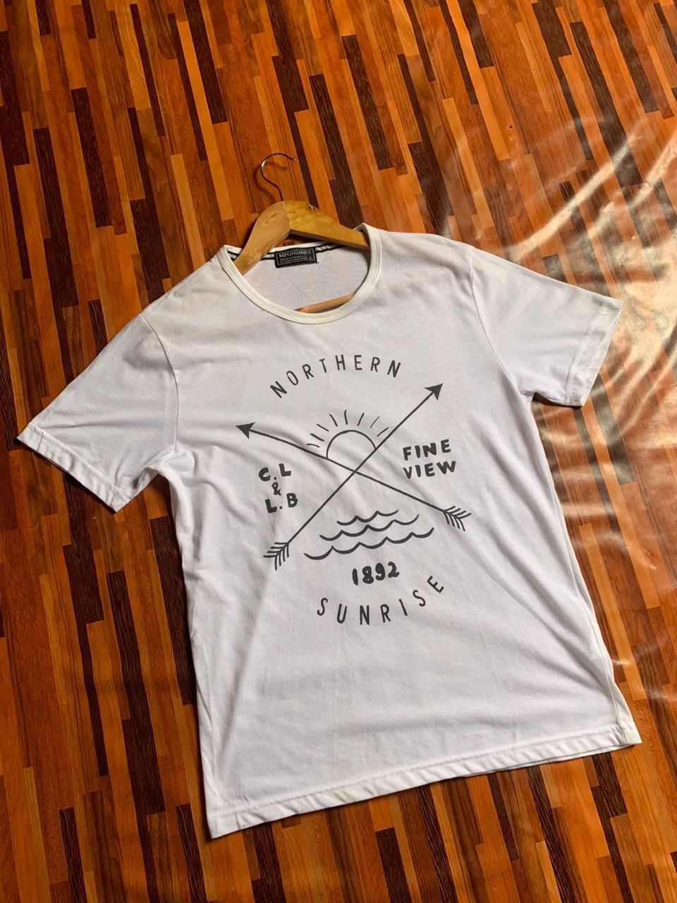 Vintage vintage Mind games y2k poem surf tee Size US L / EU 52-54 / 3 - 1 Thumbnail
