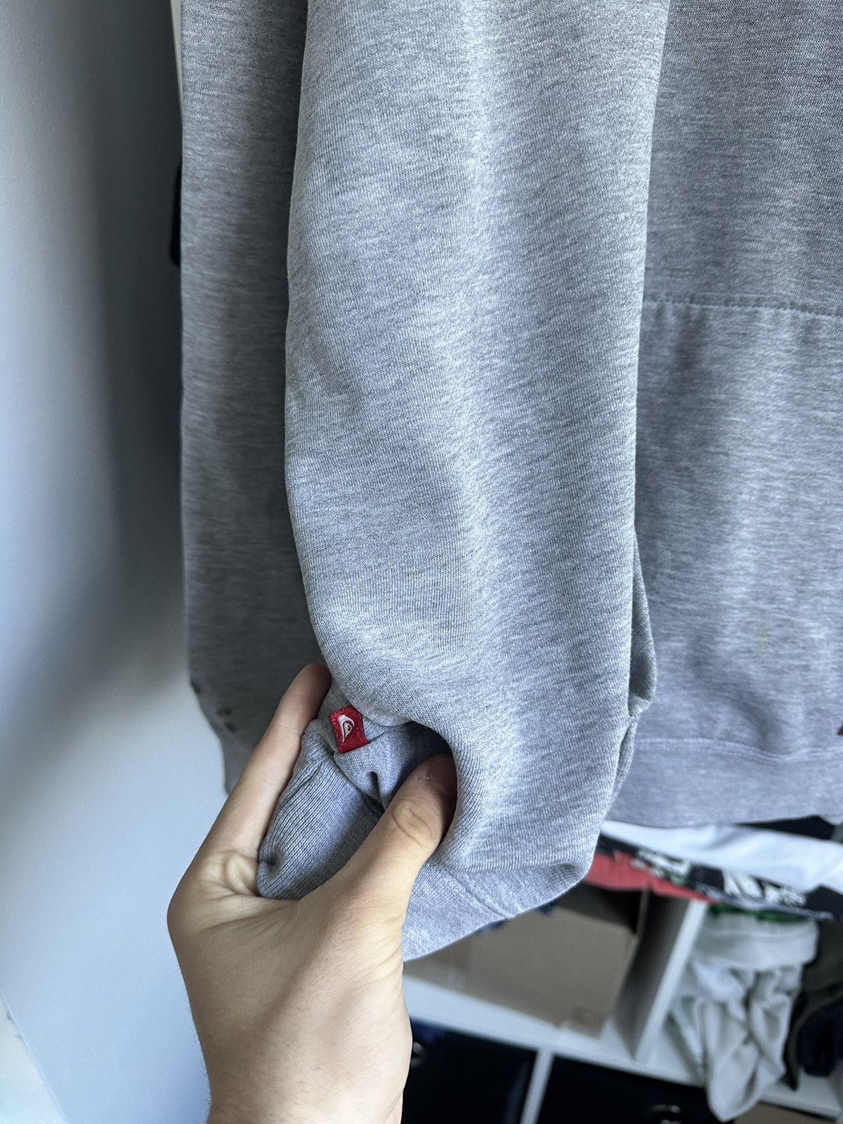 Quiksilver 🔥VINTAGE DISTRESSED QUIKSILVER SURF BAGGY HOODIE🔥 Size US M / EU 48-50 / 2 - 8 Thumbnail