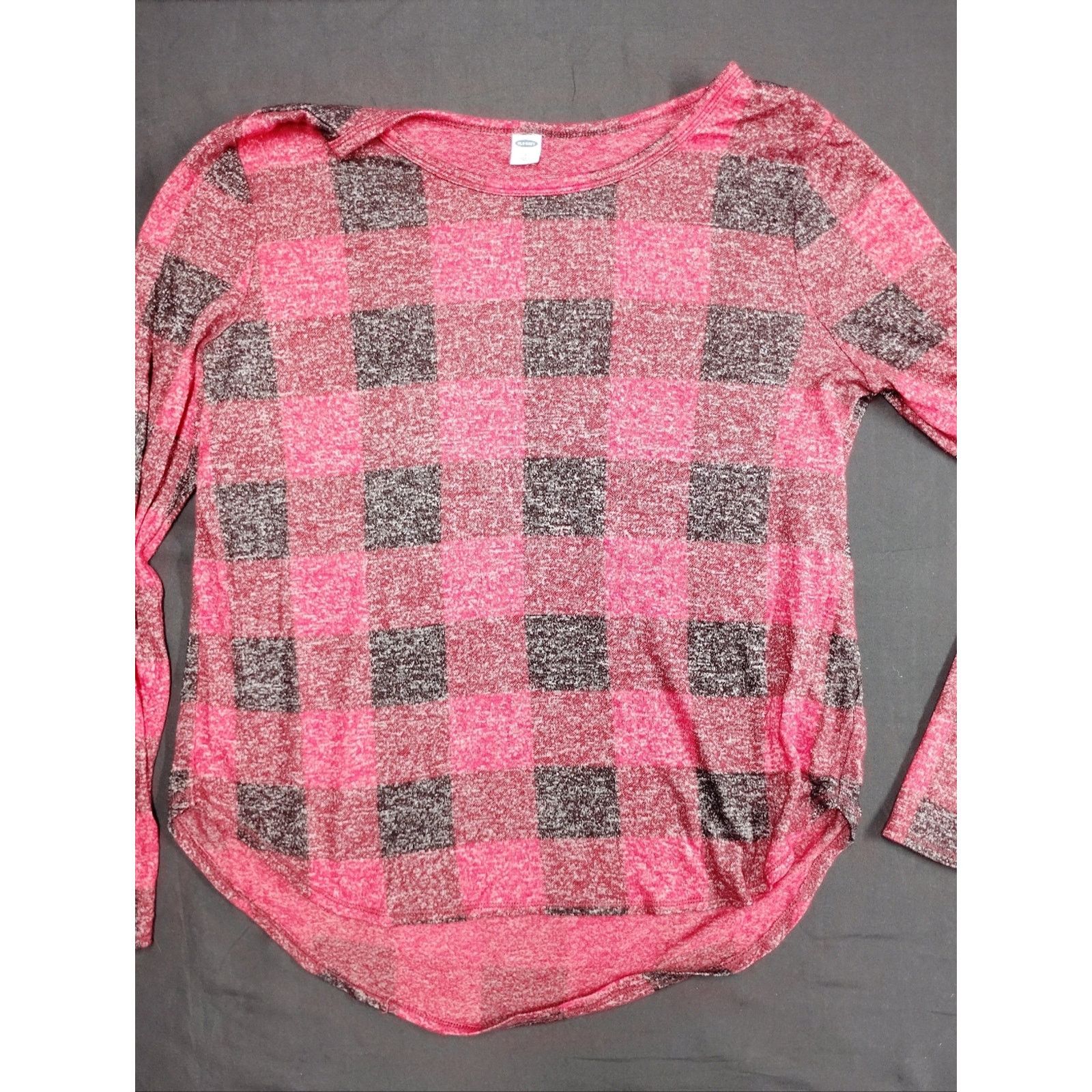 Old Navy Old Navy Red and Black Buffalo Plaid Long Sleeve Top Size L / US 10 / IT 46 - 1 Thumbnail