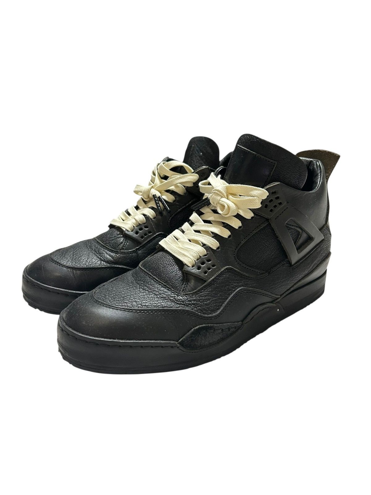 Hender Scheme Front Gore Black Leather Sneakers 26cm Men's