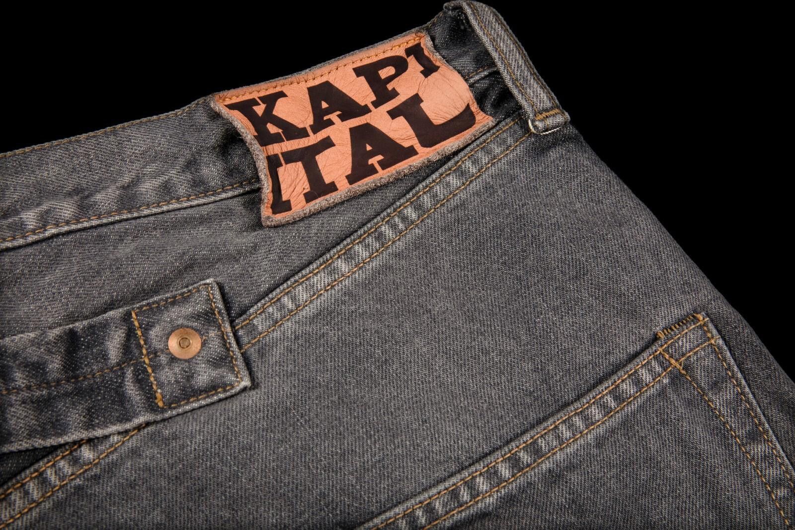 Kapital Kapital 14oz Black Mexican Tuxedo Denim Bone 5p Okabilly 38 Size US 38 / EU 54 - 4 Thumbnail