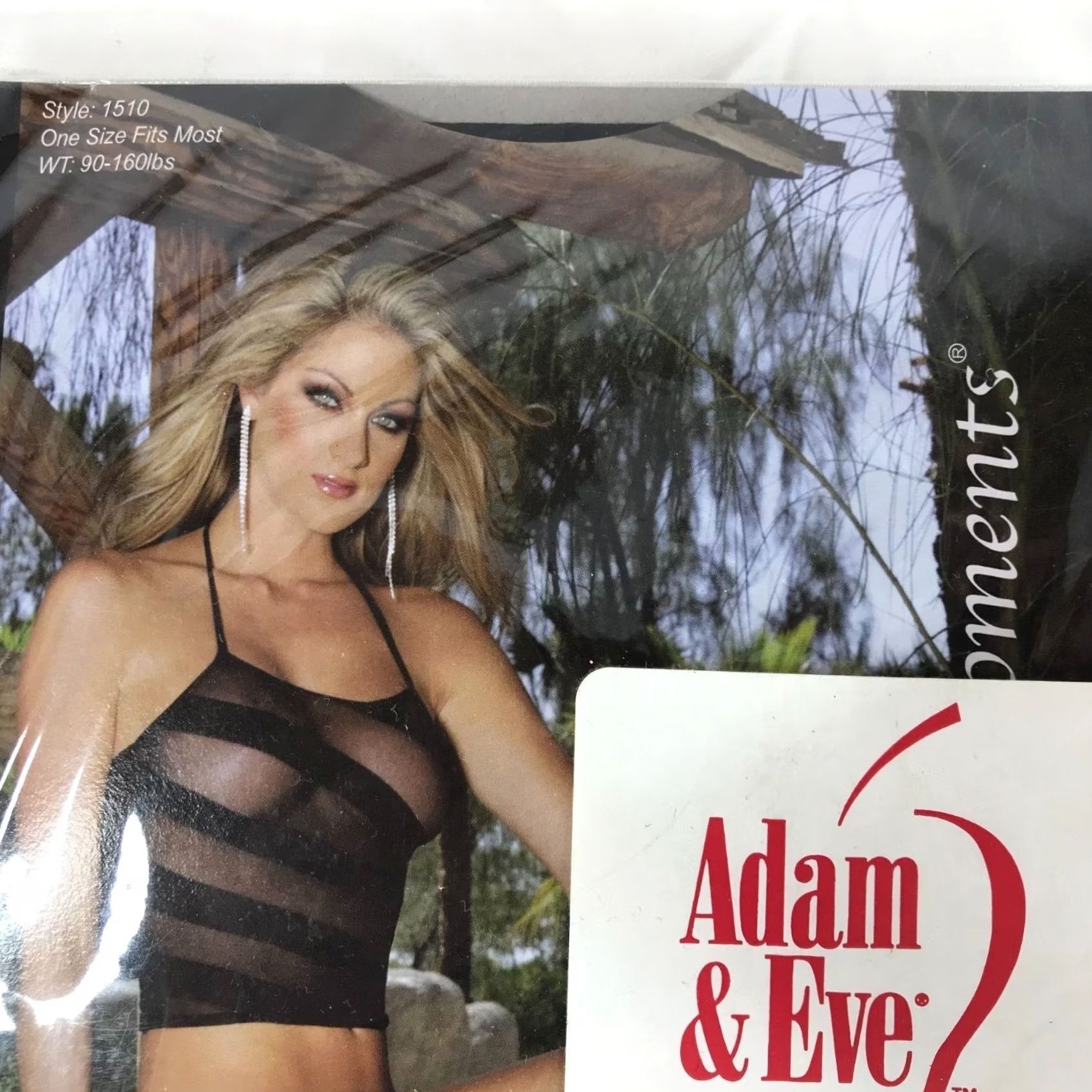 Vintage ELEGANT MOMENTS Camisole Shorts Set Black ONE SIZE Womens Size 42" / US 20 - 2 Thumbnail
