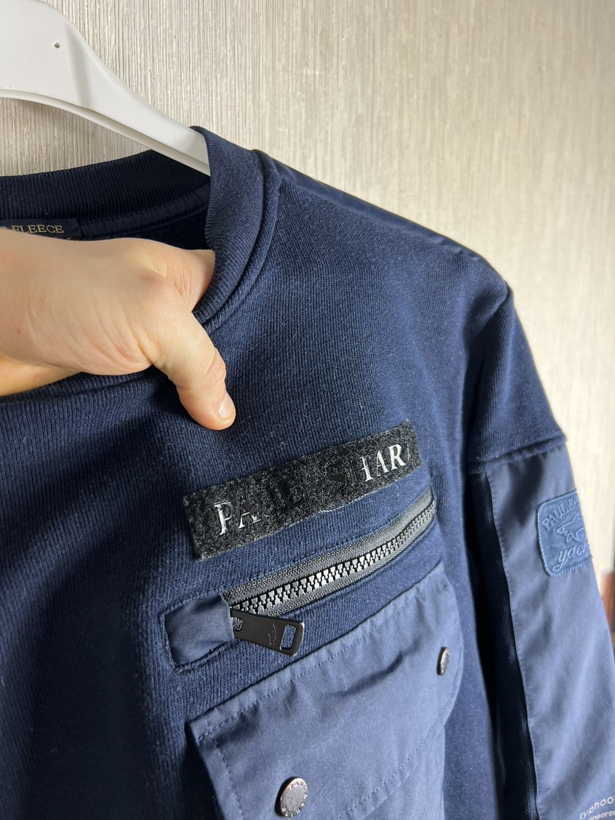 Paul & Shark Paul & Shark winter fleece typhoon 20000 navy sweatshirt Size US L / EU 52-54 / 3 - 17 Thumbnail