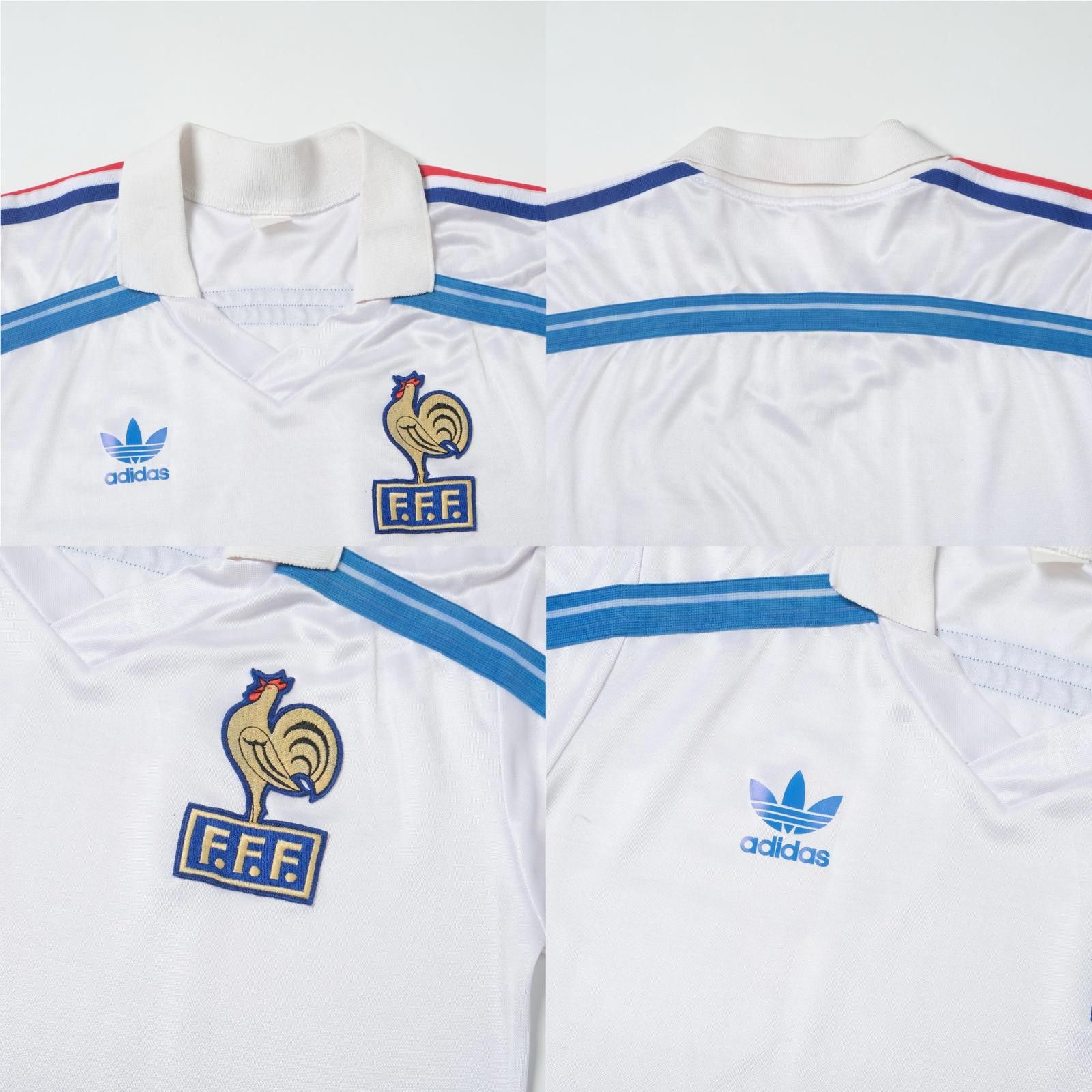 Adidas 1986/89 France Away Shirt Adidas (XS) Size US XS / EU 42 / 0 - 4 Thumbnail