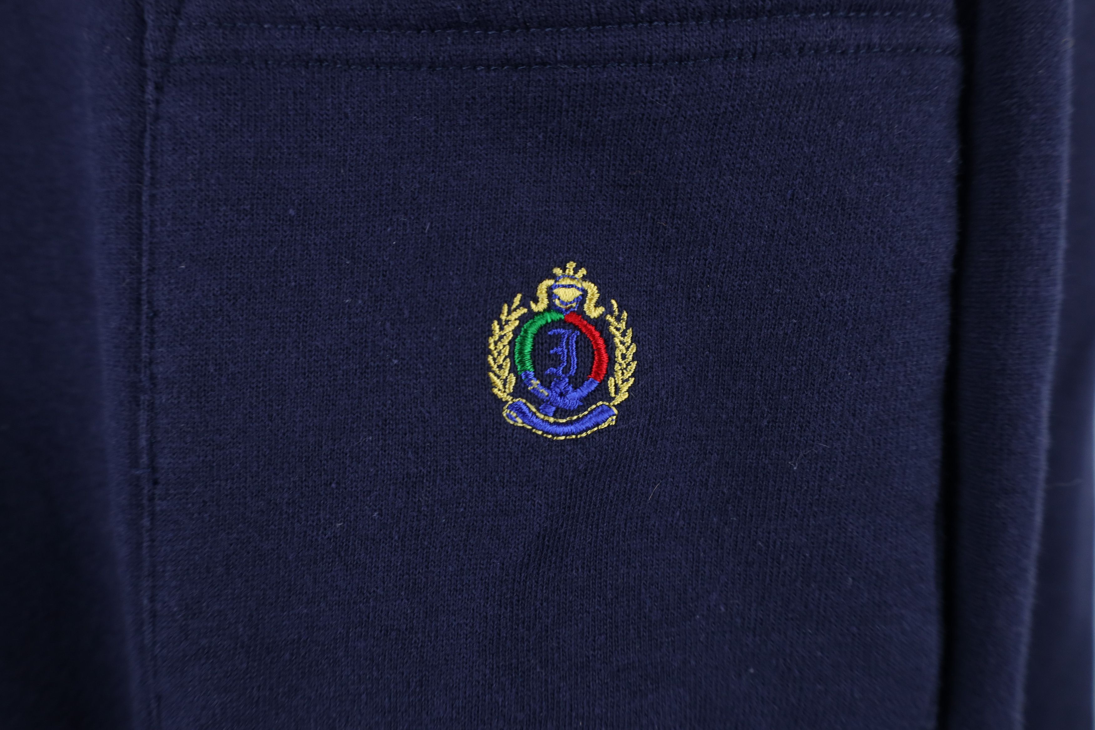Vintage Vintage 90s Streetwear Pullover Sweatshirt Navy Blue Size US L / EU 52-54 / 3 - 4 Thumbnail
