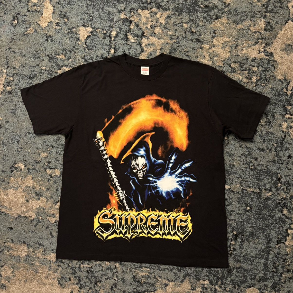 Supreme Supreme Grim Reaper Tee Black Size Large Brand New Size US L / EU 52-54 / 3 - 1 Thumbnail
