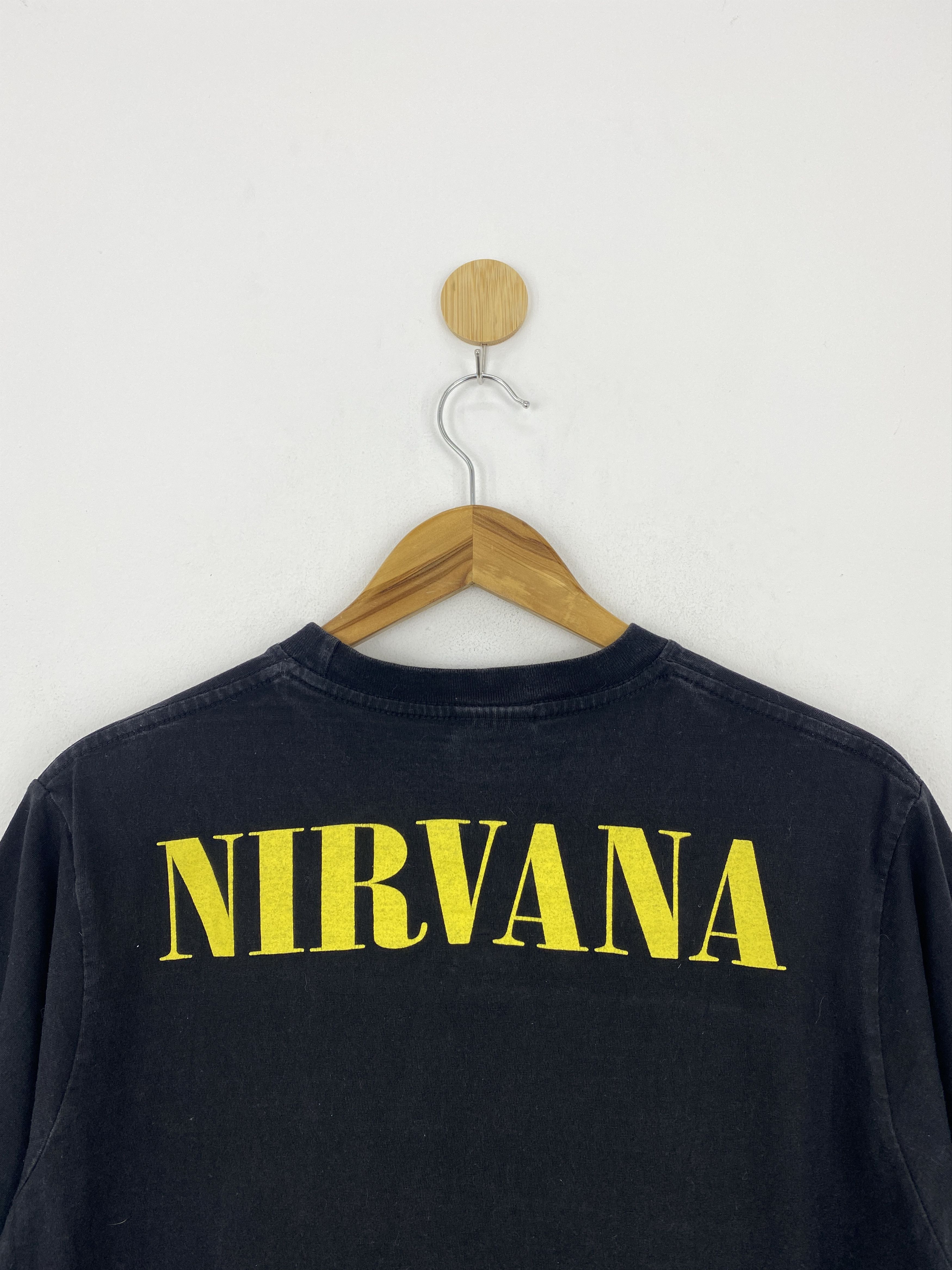 Band Tees × Nirvana × Vintage Vintage 1992 Nirvana Smile T Shirt TA0502 Size US M / EU 48-50 / 2 - 4 Thumbnail