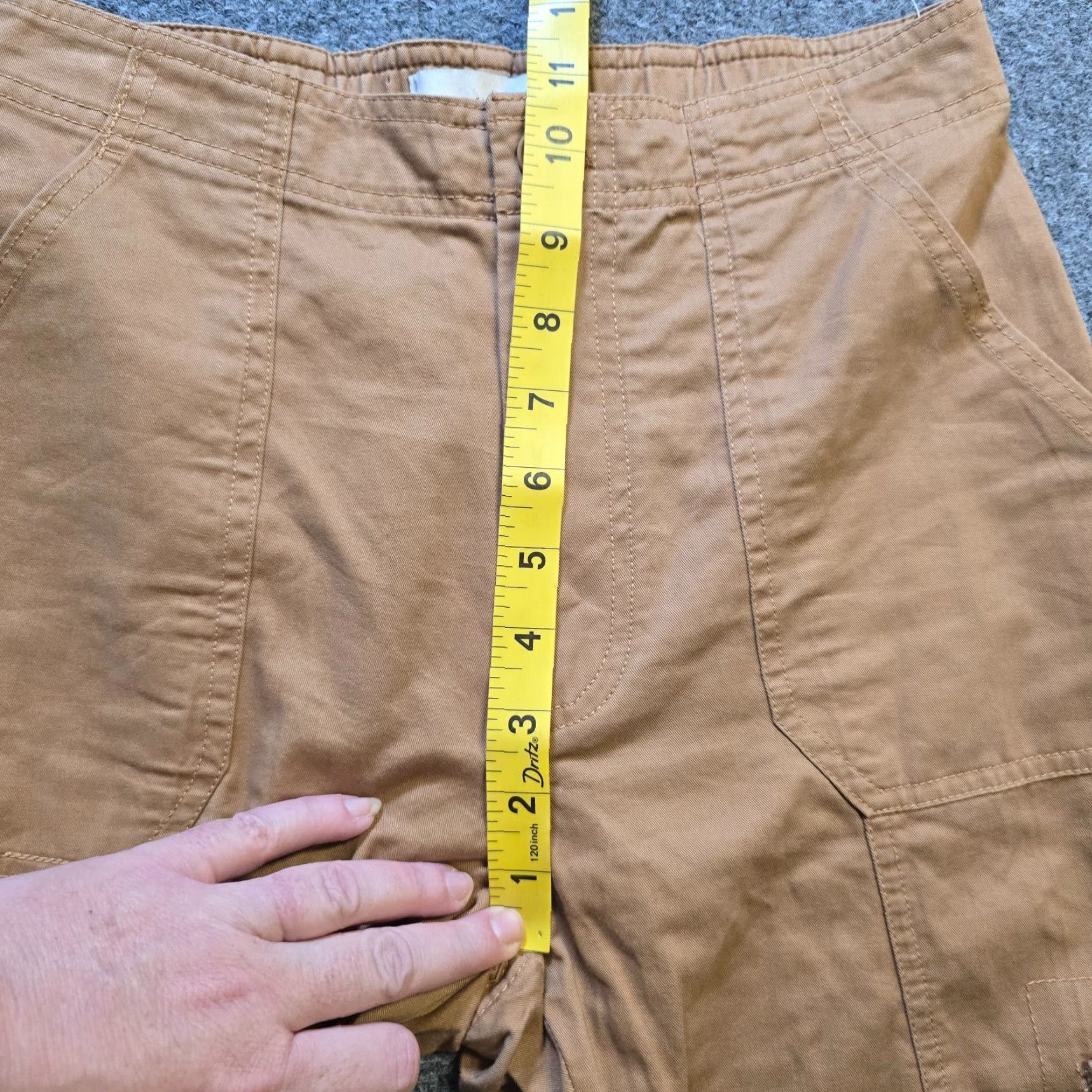 Abercrombie & Fitch Abercrombie & Fitch Pants Womens Size 25 Brown Cargo Canvas Straight Leg Casual Size 42" / US 20 - 6 Thumbnail