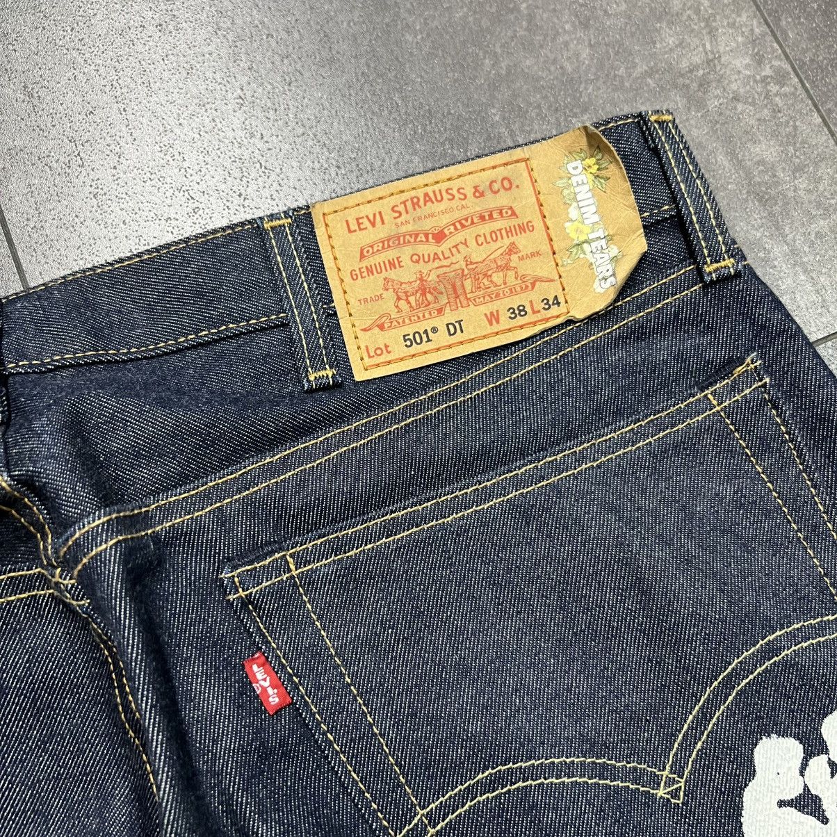 Denim Tears x Levis Cotton Wreeath Jean Raw Indigo