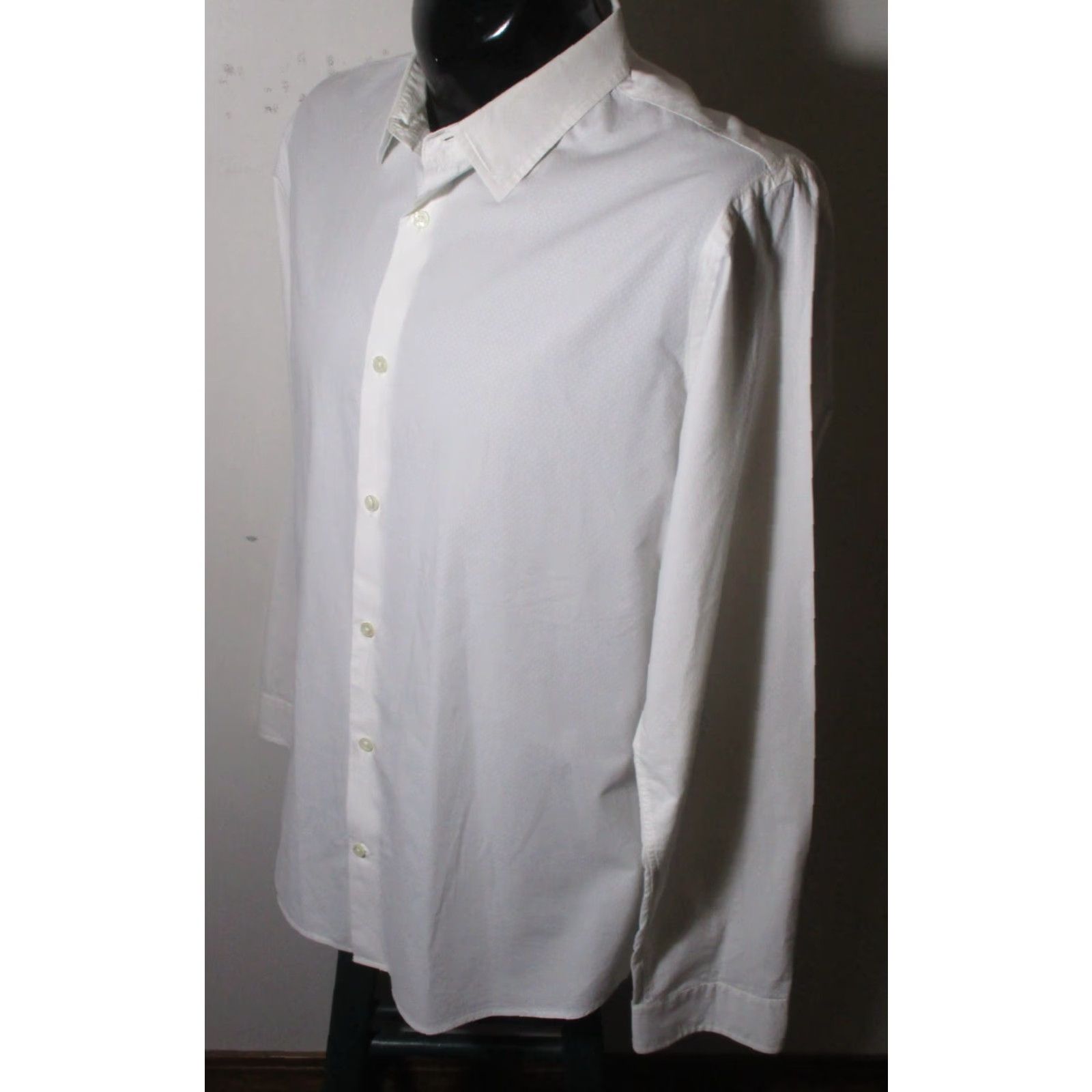 Vince Vince White Long Sleeve Button Shirt Men's XL Size US XL / EU 56 / 4 - 4 Thumbnail