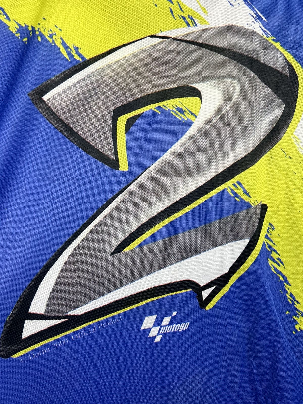 Vintage 00s Vintage 2000 MotoGP Kenny Roberts AOP Racing Jersey Size US XXL / EU 58 / 5 - 6 Thumbnail