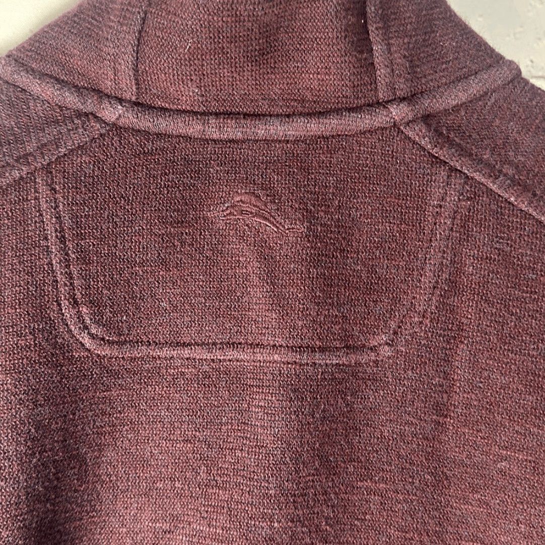 Tommy Bahama Tommy Bahama Shirt Men L Burgundy Multicolor Full Zip Mock Collar Long Sleeve Urban Mock Collar Shirt Size US L / EU 52-54 / 3 - 5 Thumbnail