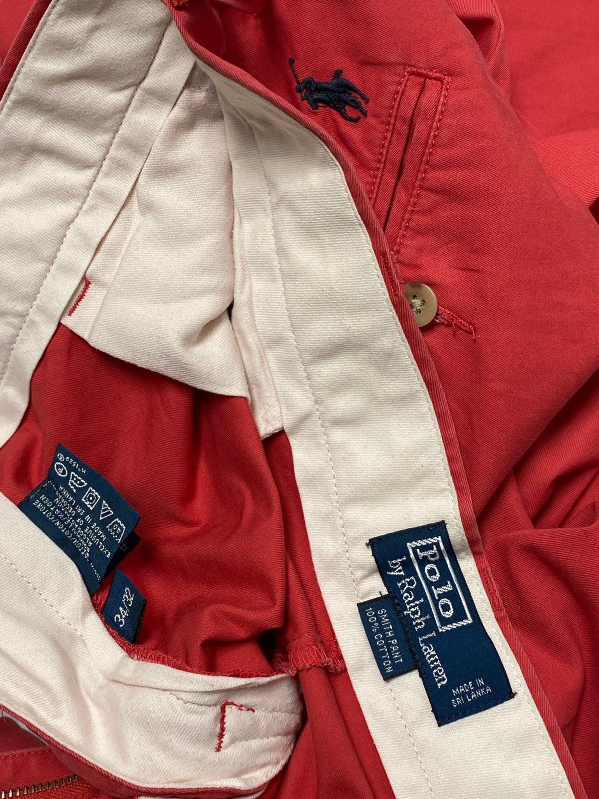 Polo Ralph Lauren Vintage POLO RALPH LAUREN Dark Pink Pants Y2K Size US 34 / EU 50 - 7 Thumbnail