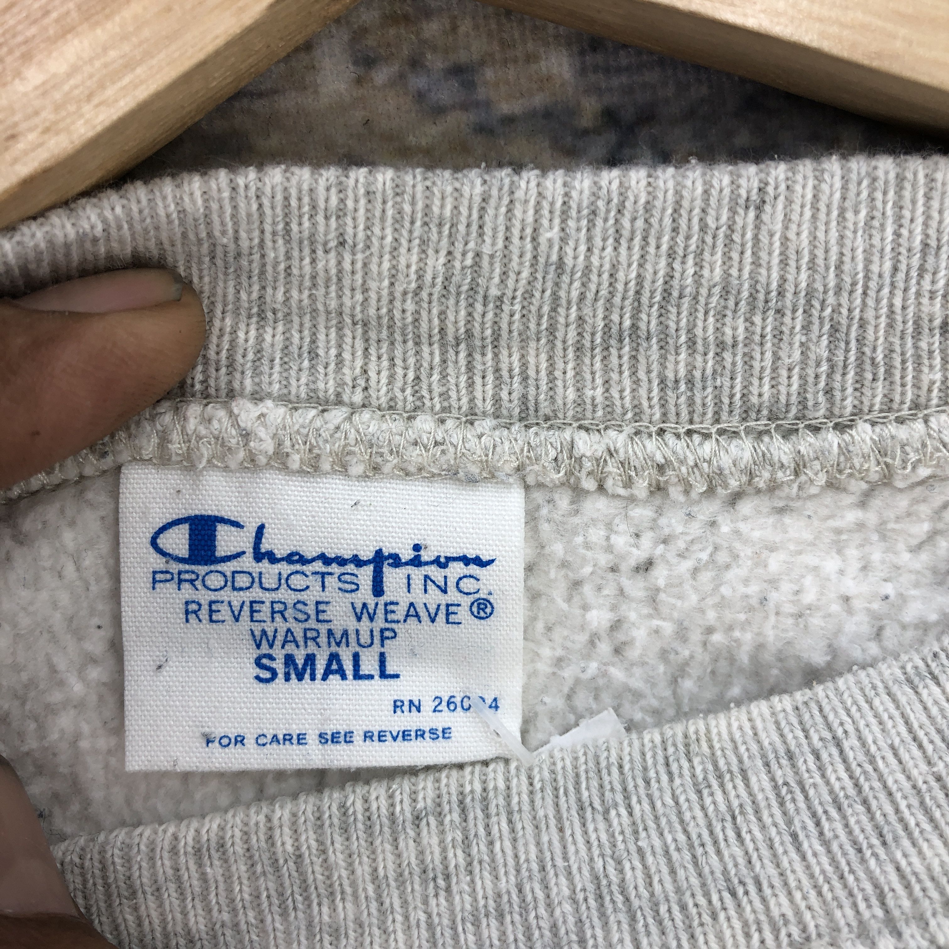 Champion × Vintage Vintage New York University Sweatshirt Reverse Weave Sweater Size US S / EU 44-46 / 1 - 6 Thumbnail