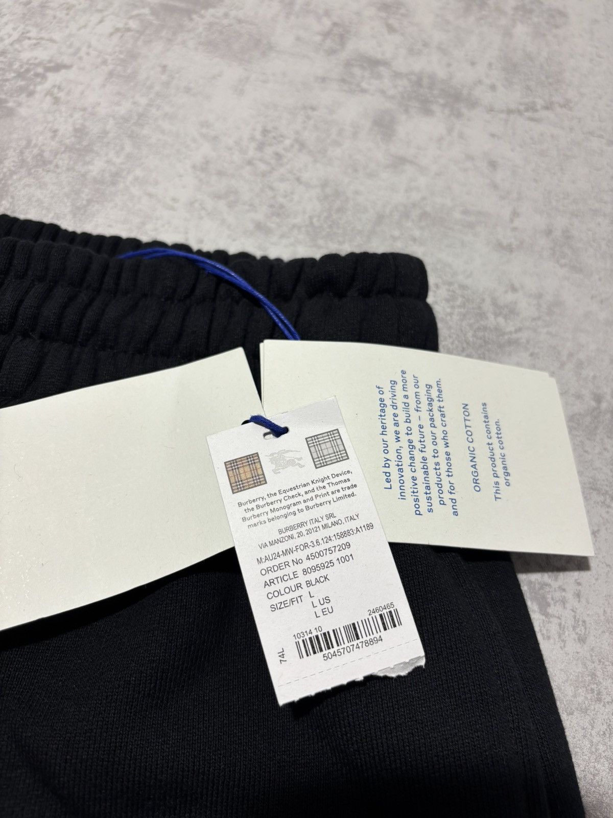 Burberry Short en coton Burberry EKD coupe droite noir - Taille L Size US 34 / EU 50 - 12 Thumbnail