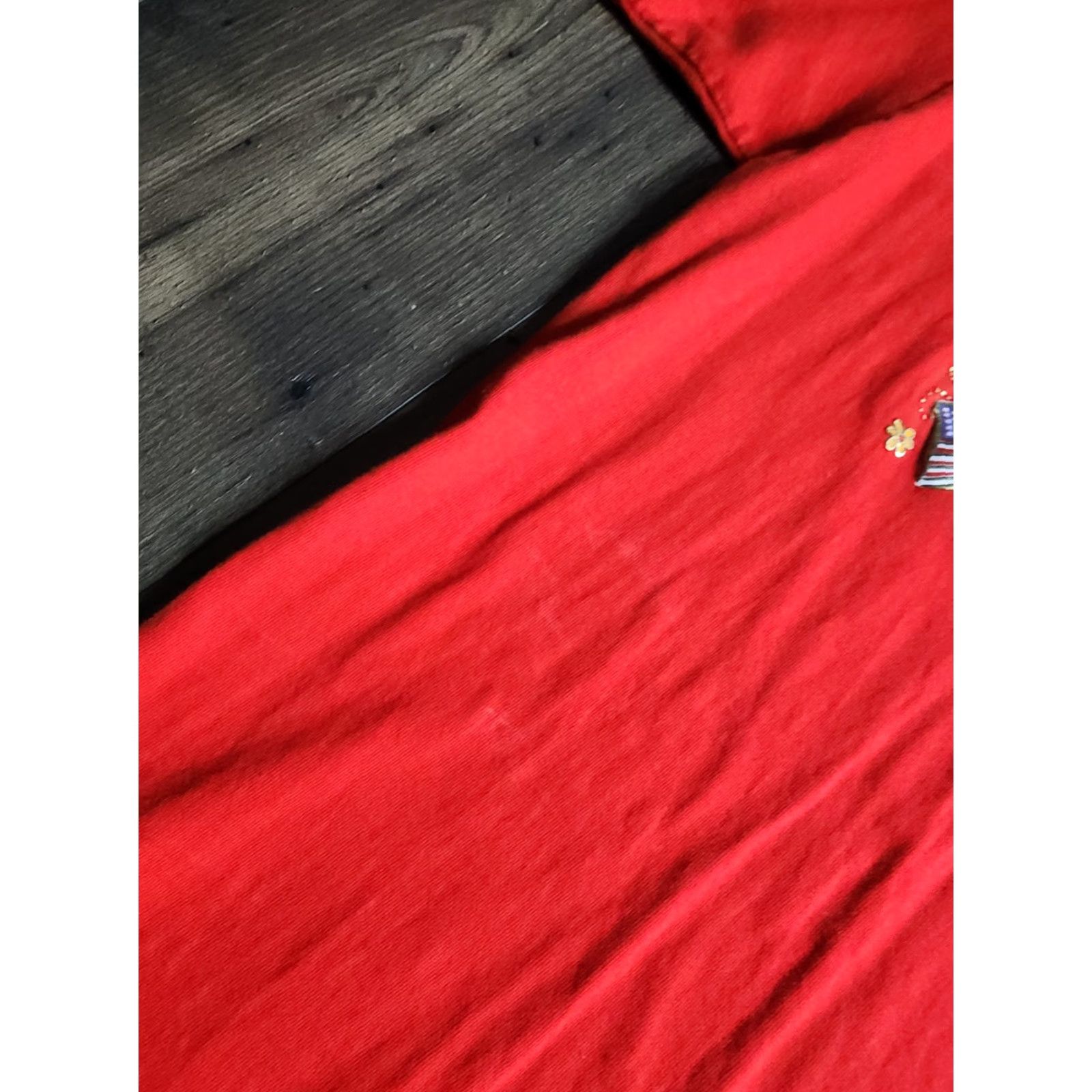 Vintage VINTAGE PSI International T-Shirt Unisex Adults Short Sleeve Crew Neck Red 90s USA 4th of July American Grandpa Grandma Bear Puff Print Size US L / EU 52-54 / 3 - 5 Thumbnail