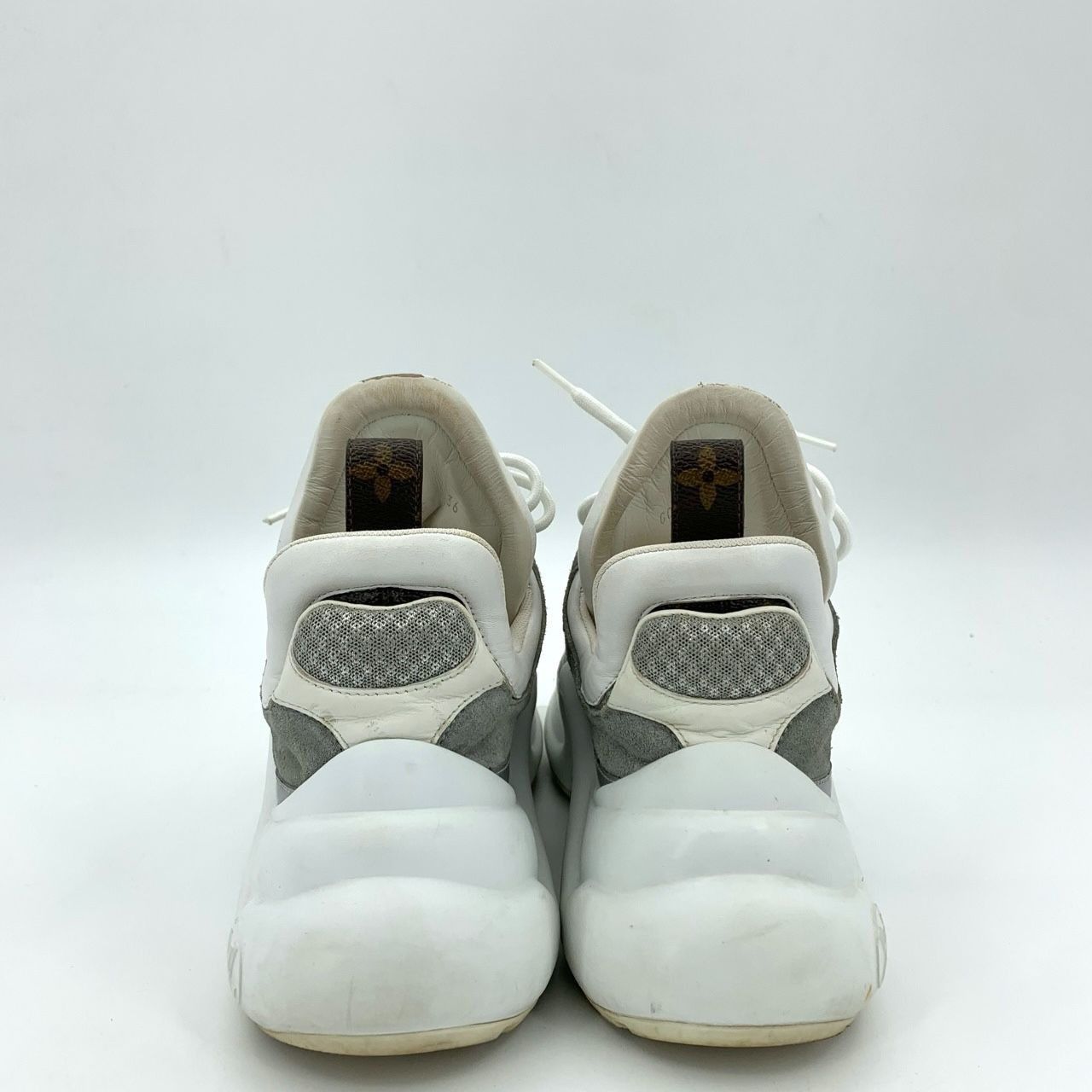 Louis Vuitton Louis Vuitton Archlight Sneakers Womens Silver & White Mesh Size US 6 / IT 36 - 4 Thumbnail