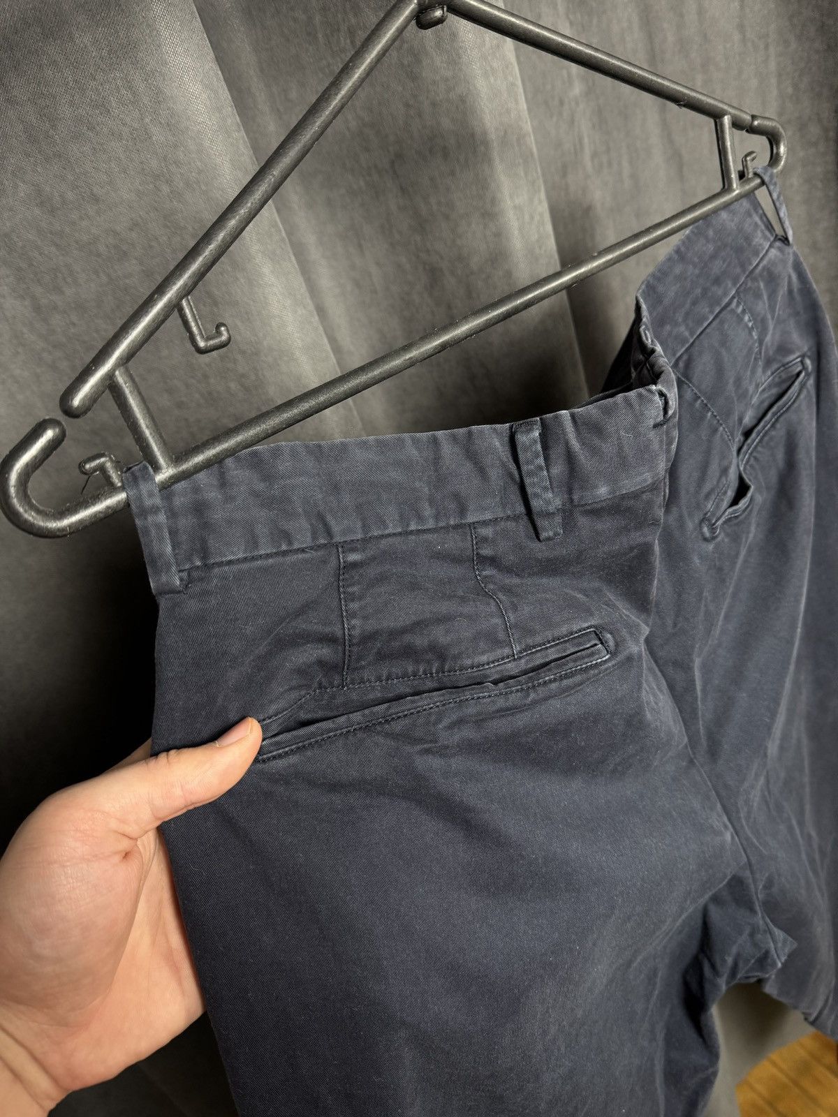 Designer × Suitsupply SUITSUPPLY Navy Chino Pants Chinos Pure Cotton Size 50 Size US 34 / EU 50 - 8 Thumbnail