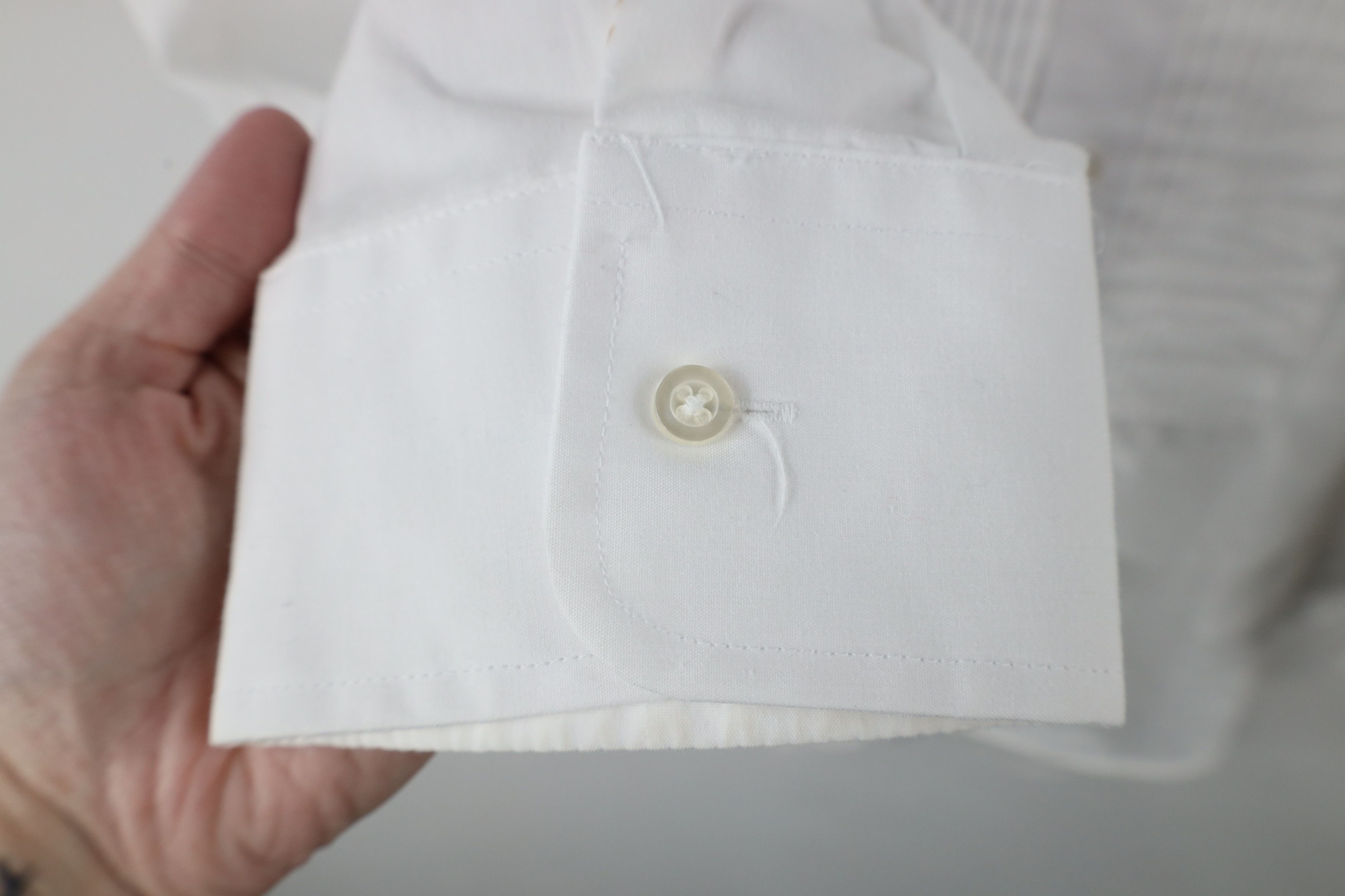 Vintage Vintage 90s Streetwear Prom Wedding Button Shirt White Size US L / EU 52-54 / 3 - 5 Thumbnail