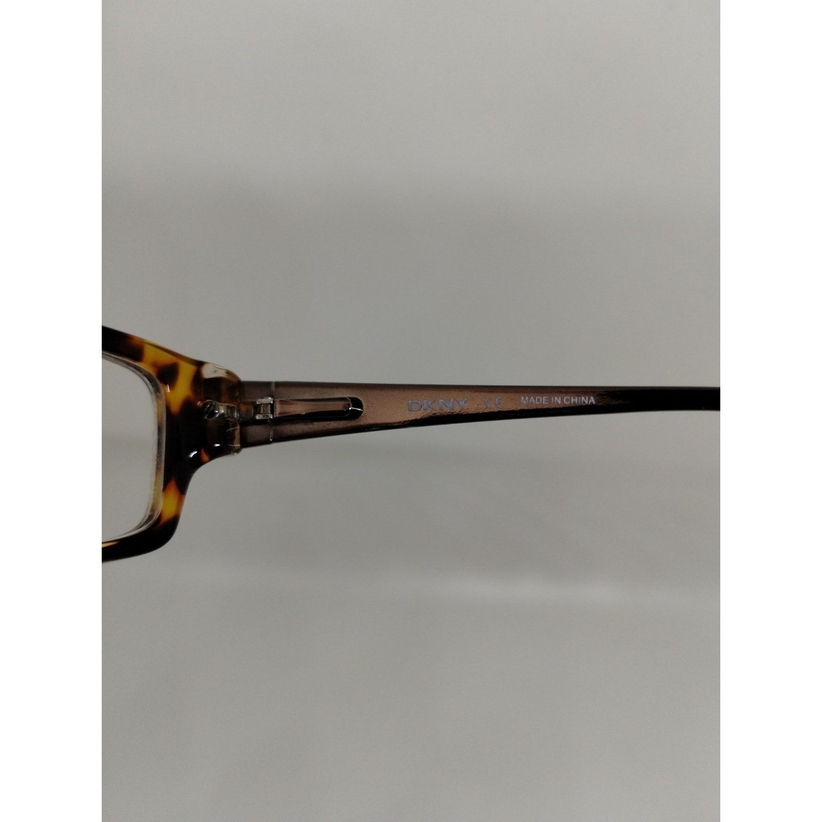 DKNY DKNY DY 4554 3271 Eyeglass Frame Tortoise Frame Silver Arms Size ONE SIZE - 6 Thumbnail