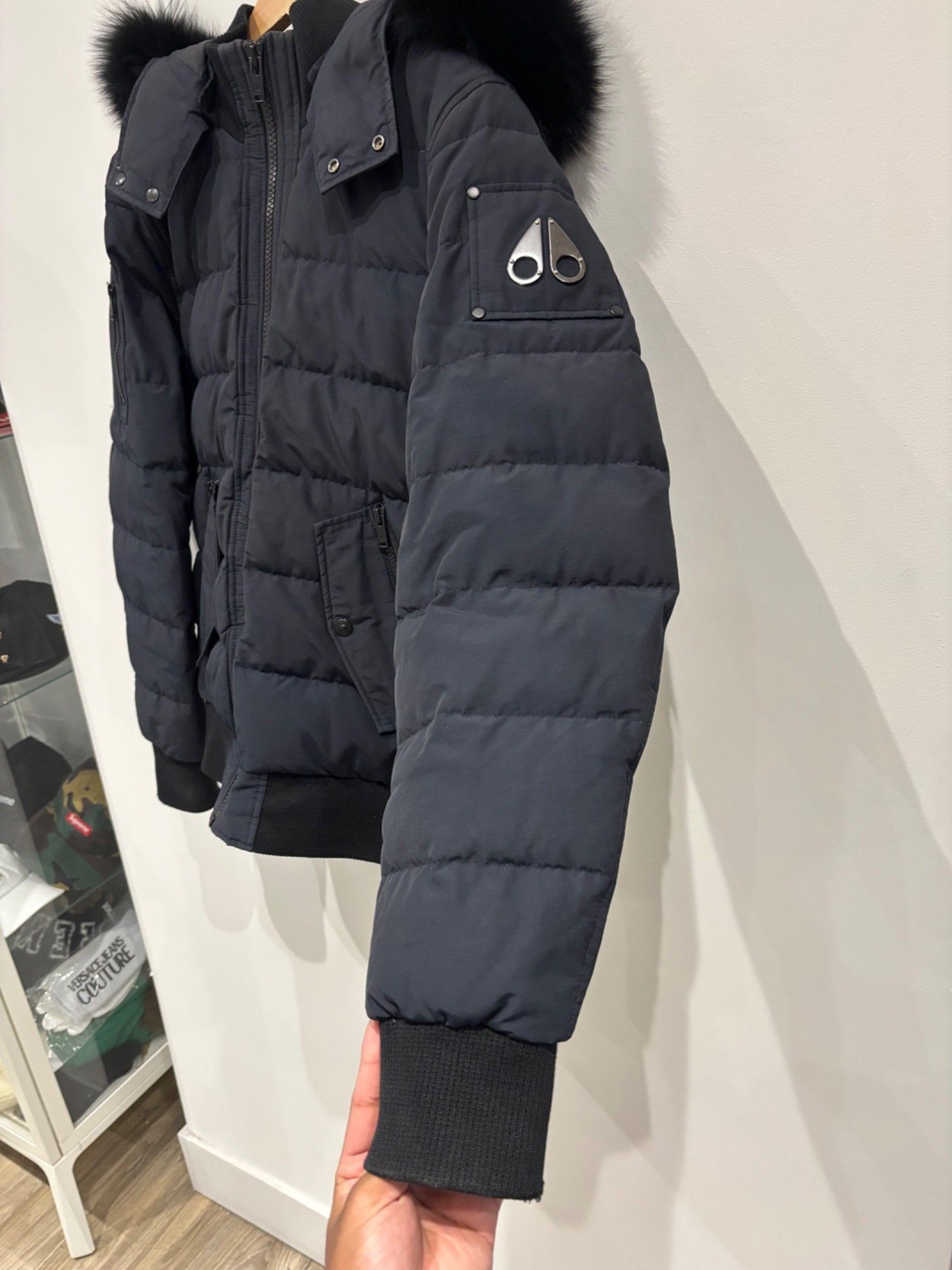 Moose Knuckles Moose Knuckles Onyx Shearling Bomber Jacket Size US S / EU 44-46 / 1 - 3 Thumbnail