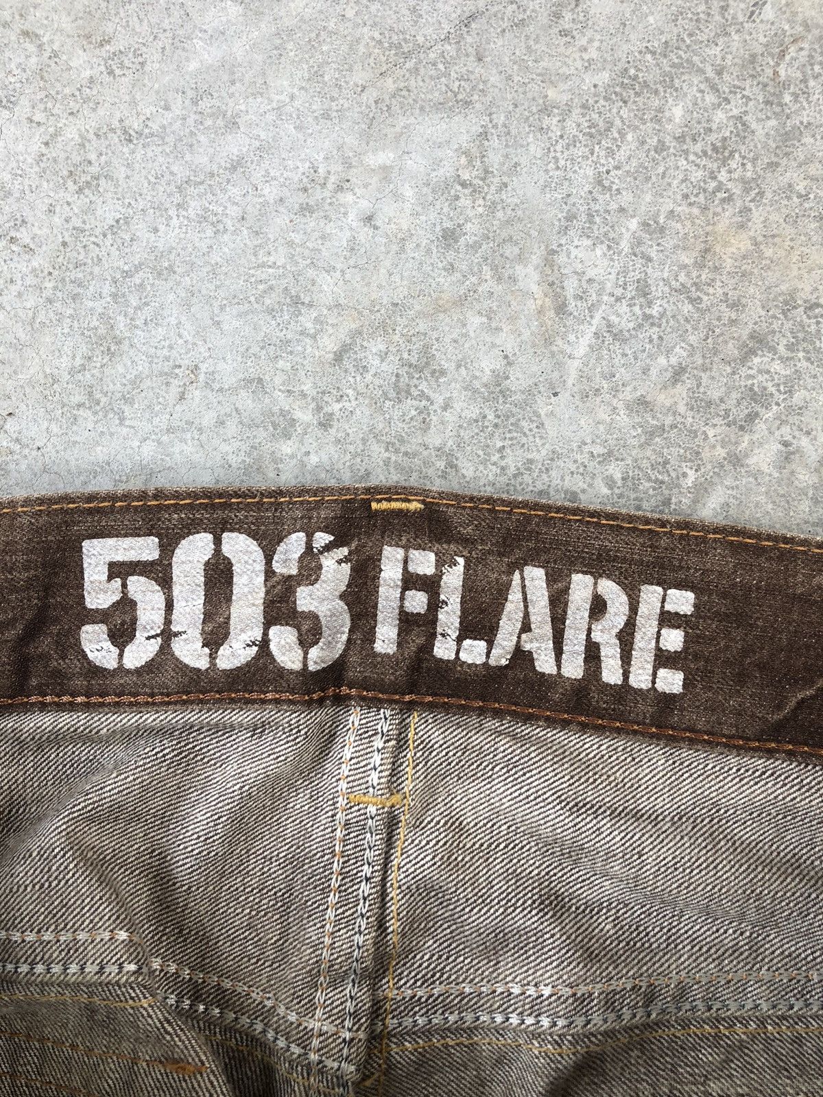 Edwin Japanese Edwin 503 Flared Jeans Distressed Jeans Size US 35 - 15 Thumbnail