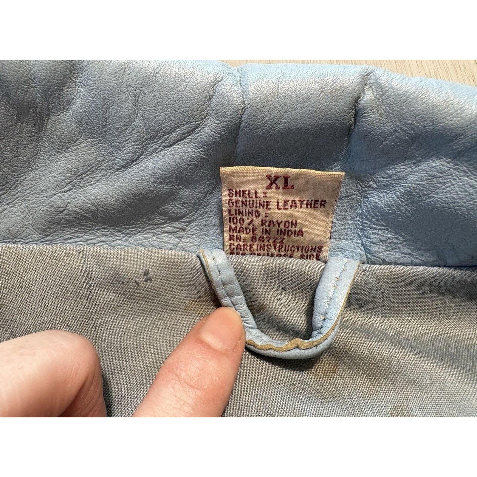 Leather VTG 90s Old School University Streetwear XL Leather Jacket Size US XL / EU 56 / 4 - 5 Thumbnail