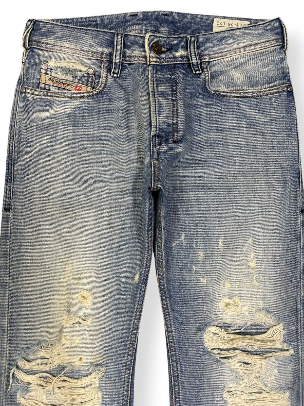 Diesel Vintage Diesel Industry Zatiny Flare Distressed Grunge Jeans Size US 29 - 3 Thumbnail