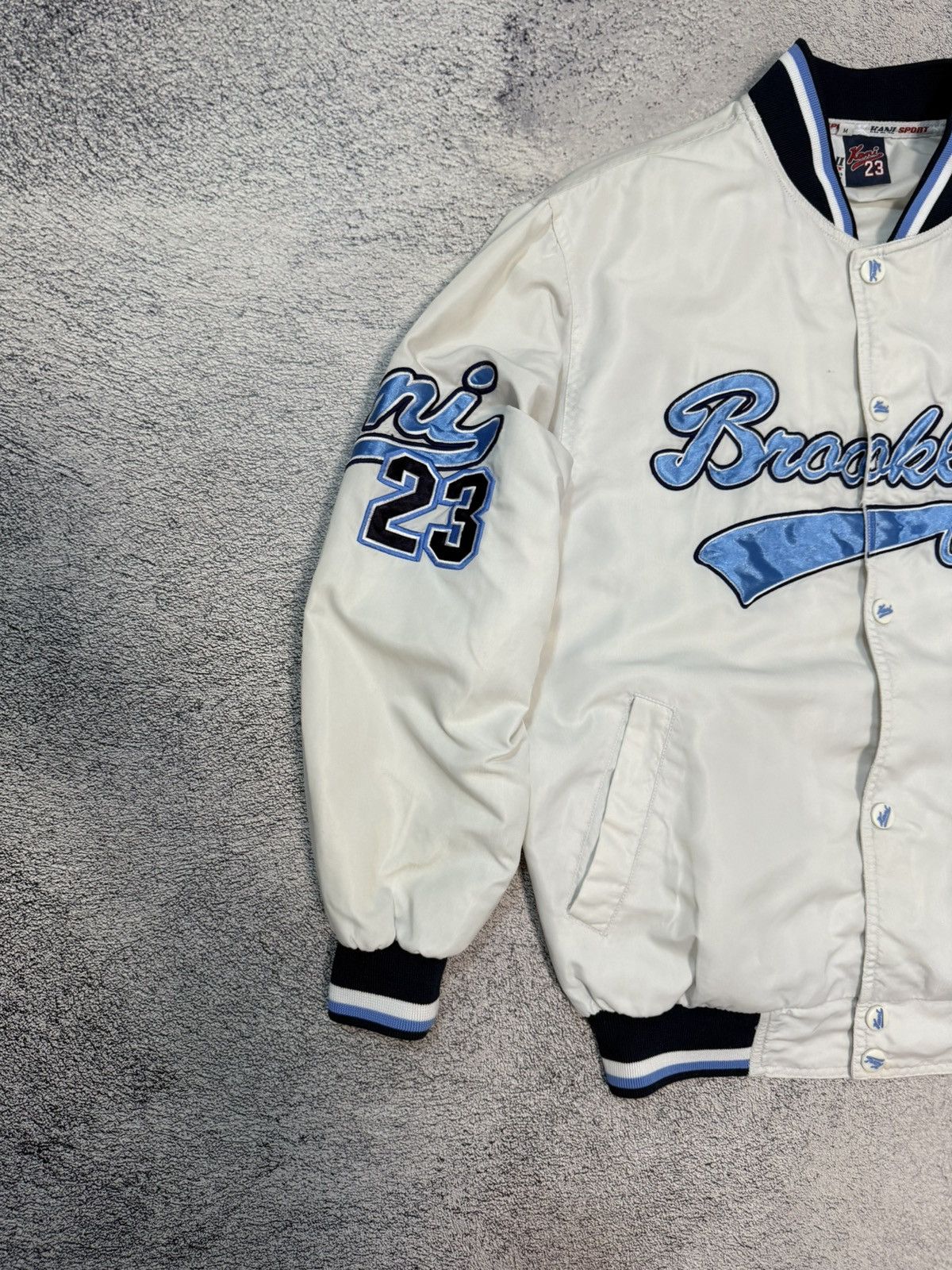 Karl Kani Karl Kani Brooklyn NYC Bomber Jacket Men M Varsity Vintage Size US M / EU 48-50 / 2 - 6 Thumbnail