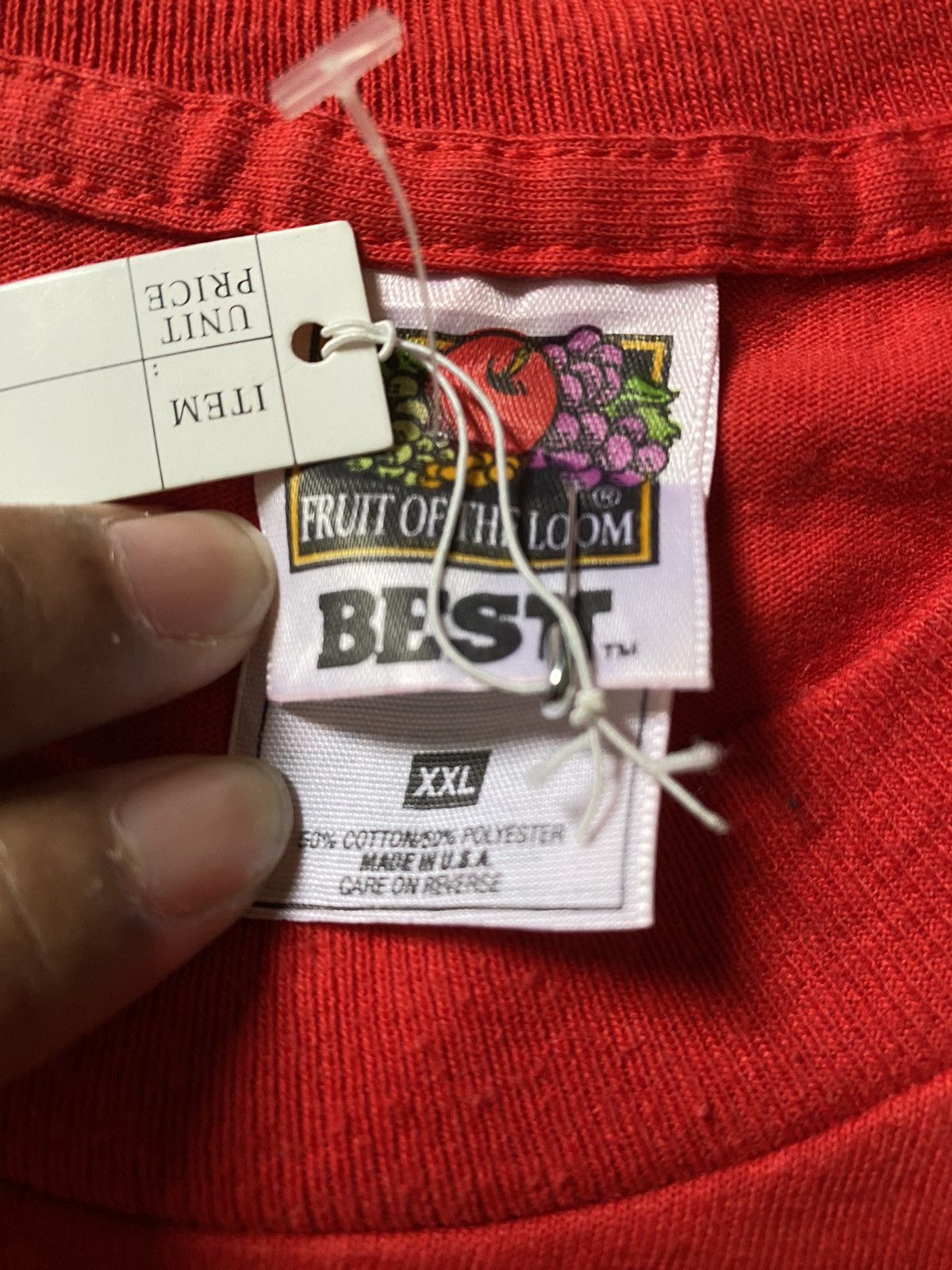 Fruit Of The Loom × Vintage Vintage Show Me The Money Single Stitch Big Size Size US XXL / EU 58 / 5 - 3 Thumbnail