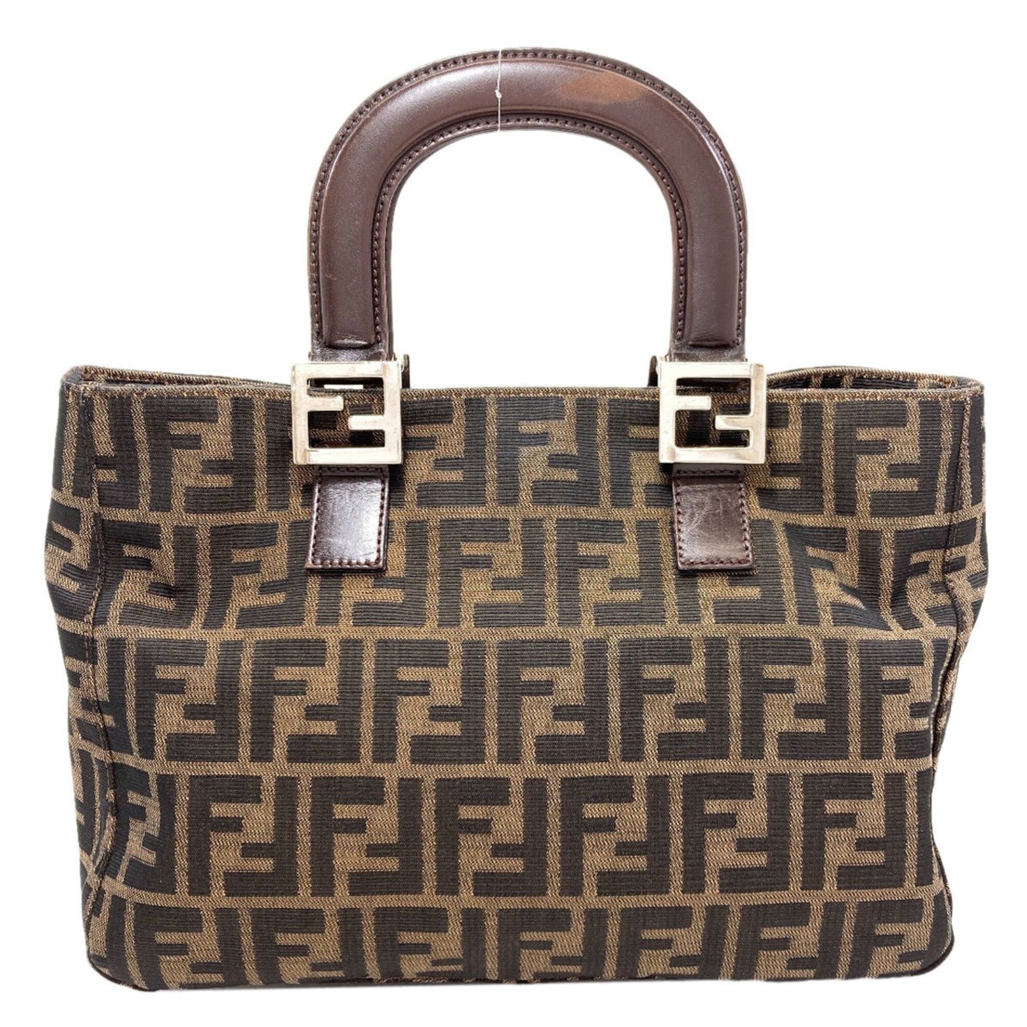 Fendi Fendi Zucca pattern canvas handbag for women FENDI Size ONE SIZE - 1 Thumbnail