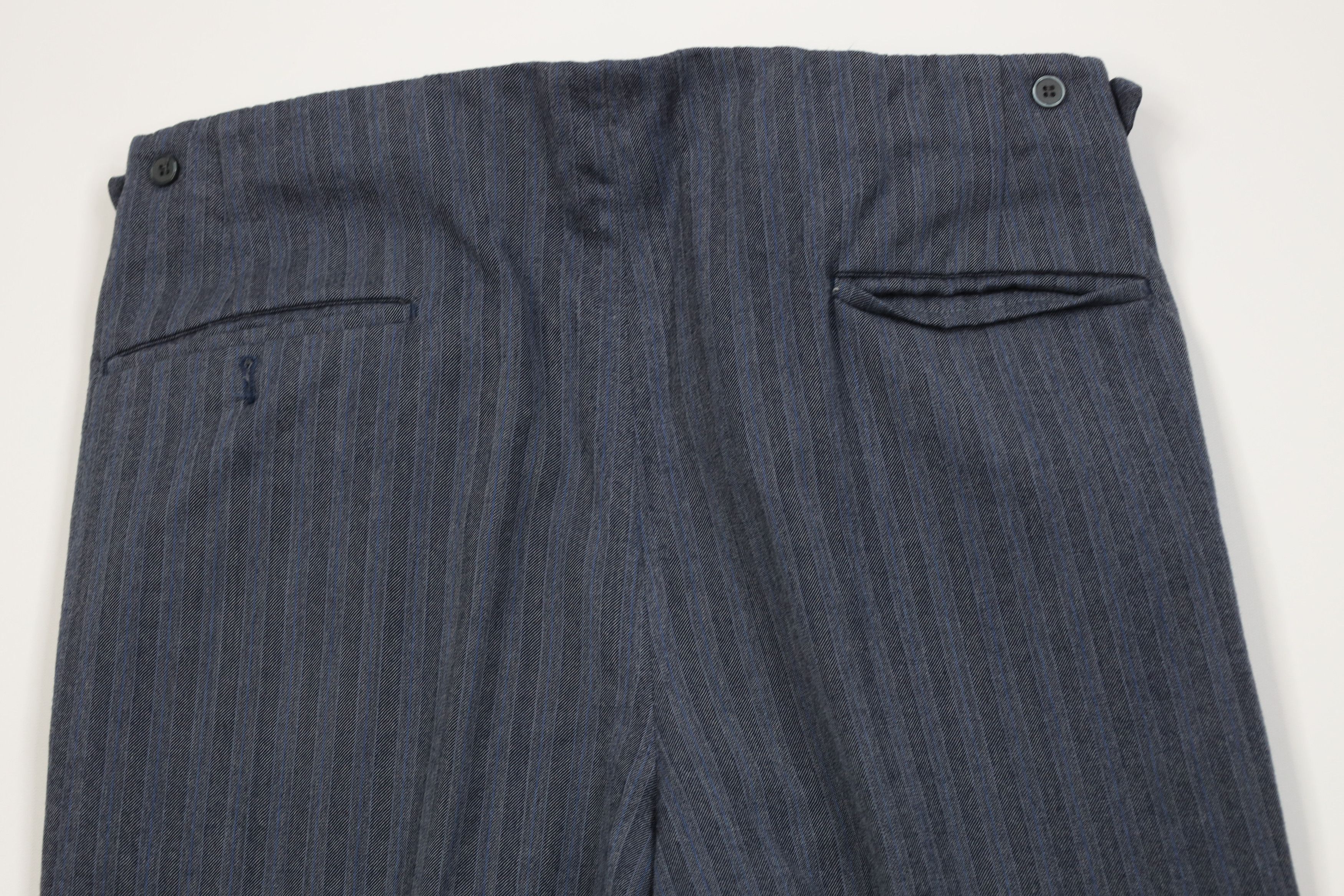 Vintage Vintage 60s Herringbone Buckle Wide Leg Chino Pants USA Size US 32 / EU 48 - 12 Thumbnail