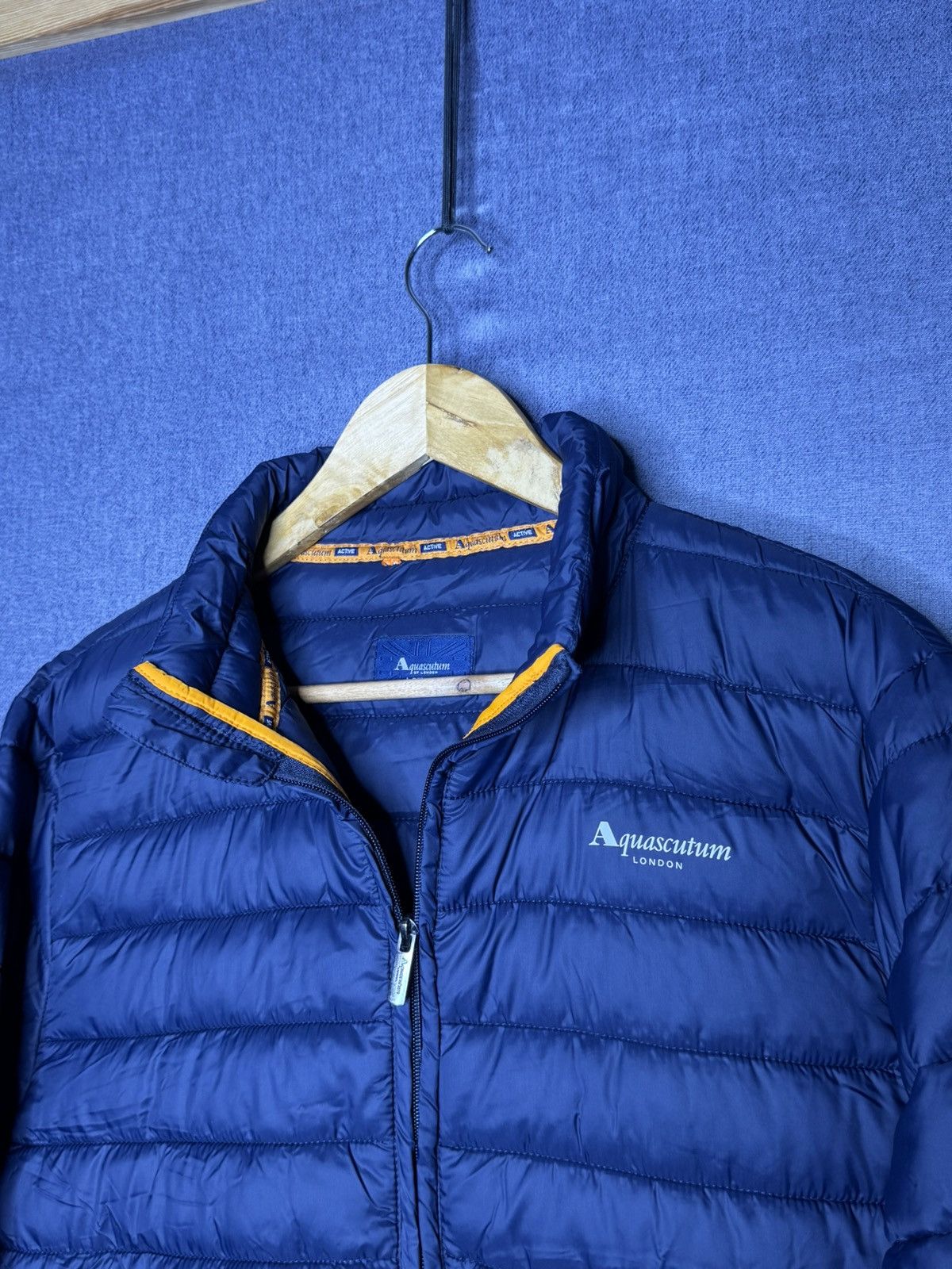 Aquascutum Aquascutum London Active Padded Puffer Down Jacket Navy Blue Size US XL / EU 56 / 4 - 3 Thumbnail