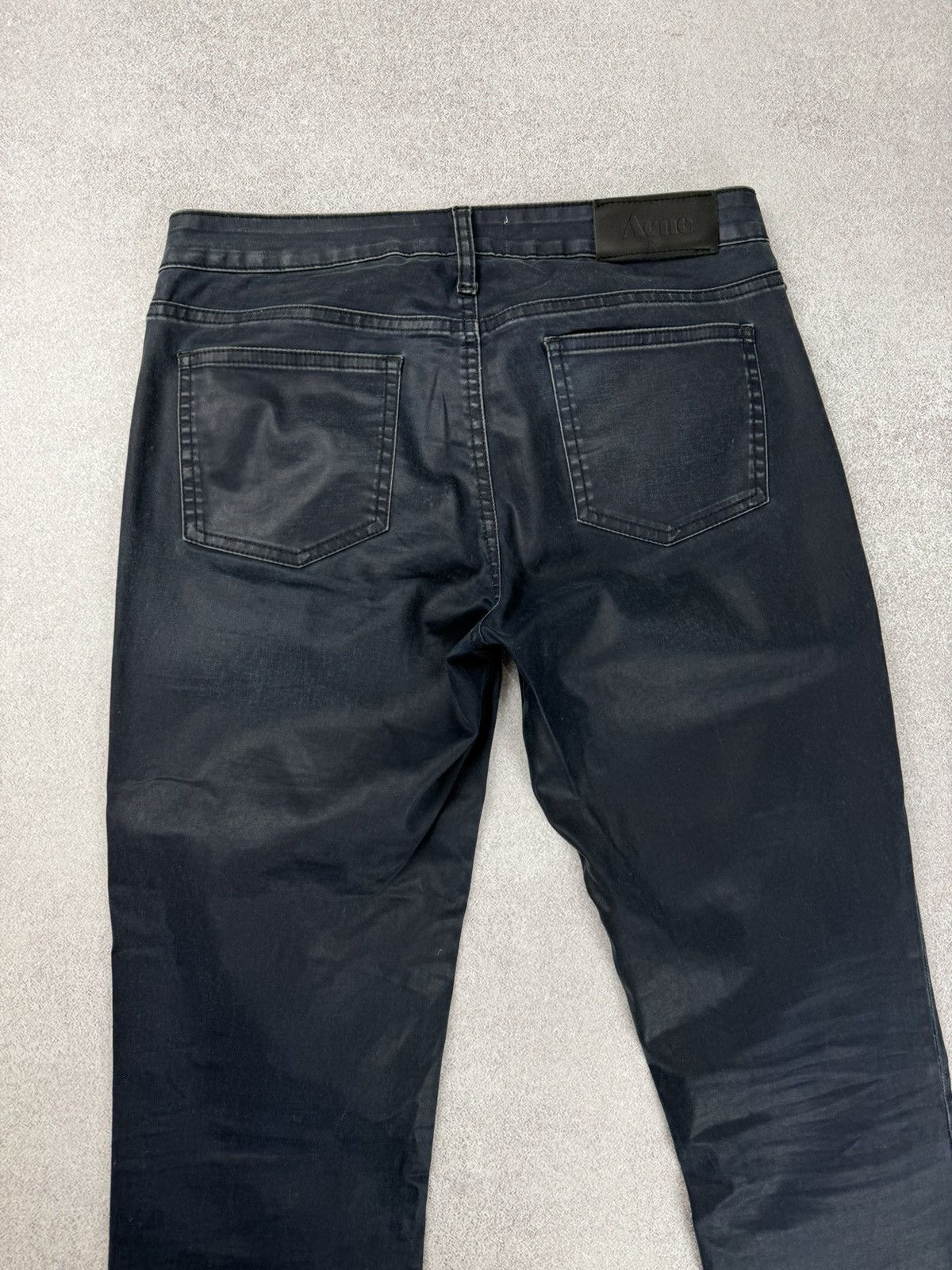 Acne Studios Acne Kex Plant Navy Denim Pants Size 29x32 Size US 29 - 10 Thumbnail