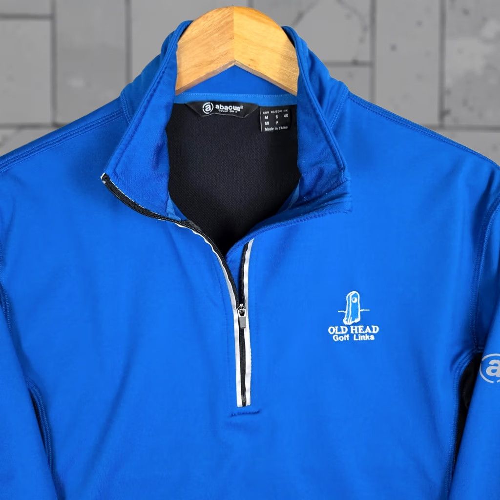 Vintage ABACUS Mens 1/4 Zip Pullover Shirt Long Sleeve Golf Performance Blue XS? Size US S / EU 44-46 / 1 - 1 Thumbnail