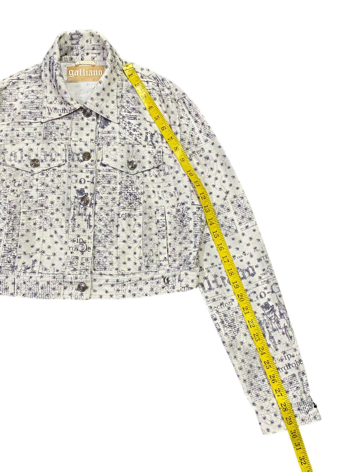 John Galliano Galliano Gazette Newspaper Corduroy Jacket Size M / US 6-8 / IT 42-44 - 8 Thumbnail