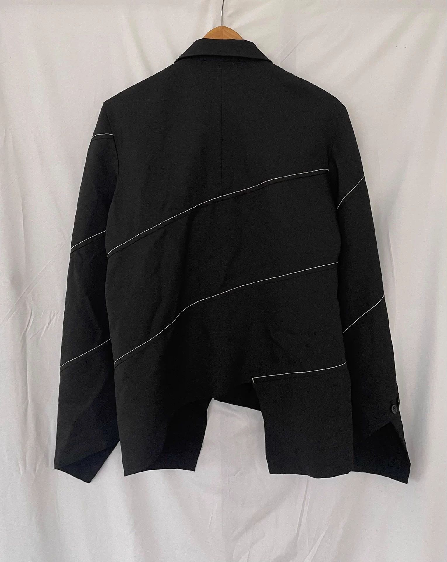 Comme des Garcons Black Comme des Garçons Spiral Diagonal Cut Suit Size US M / EU 48-50 / 2 - 2 Thumbnail