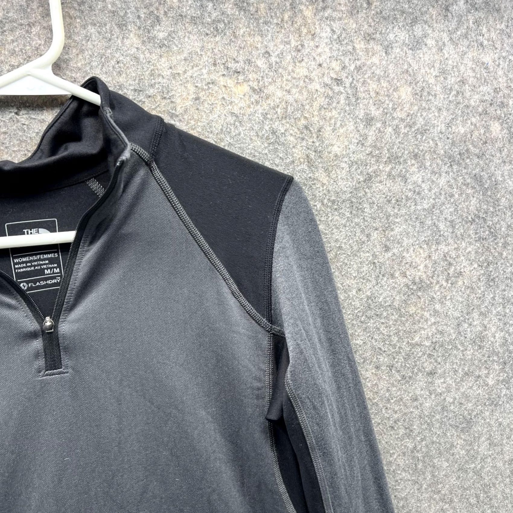 The North Face The North Face Sweater Women M Gray Black Flash Dry Knit Pullover Logo All Seasons Regular Knit Sweatshirt Size M / US 6-8 / IT 42-44 - 4 Thumbnail