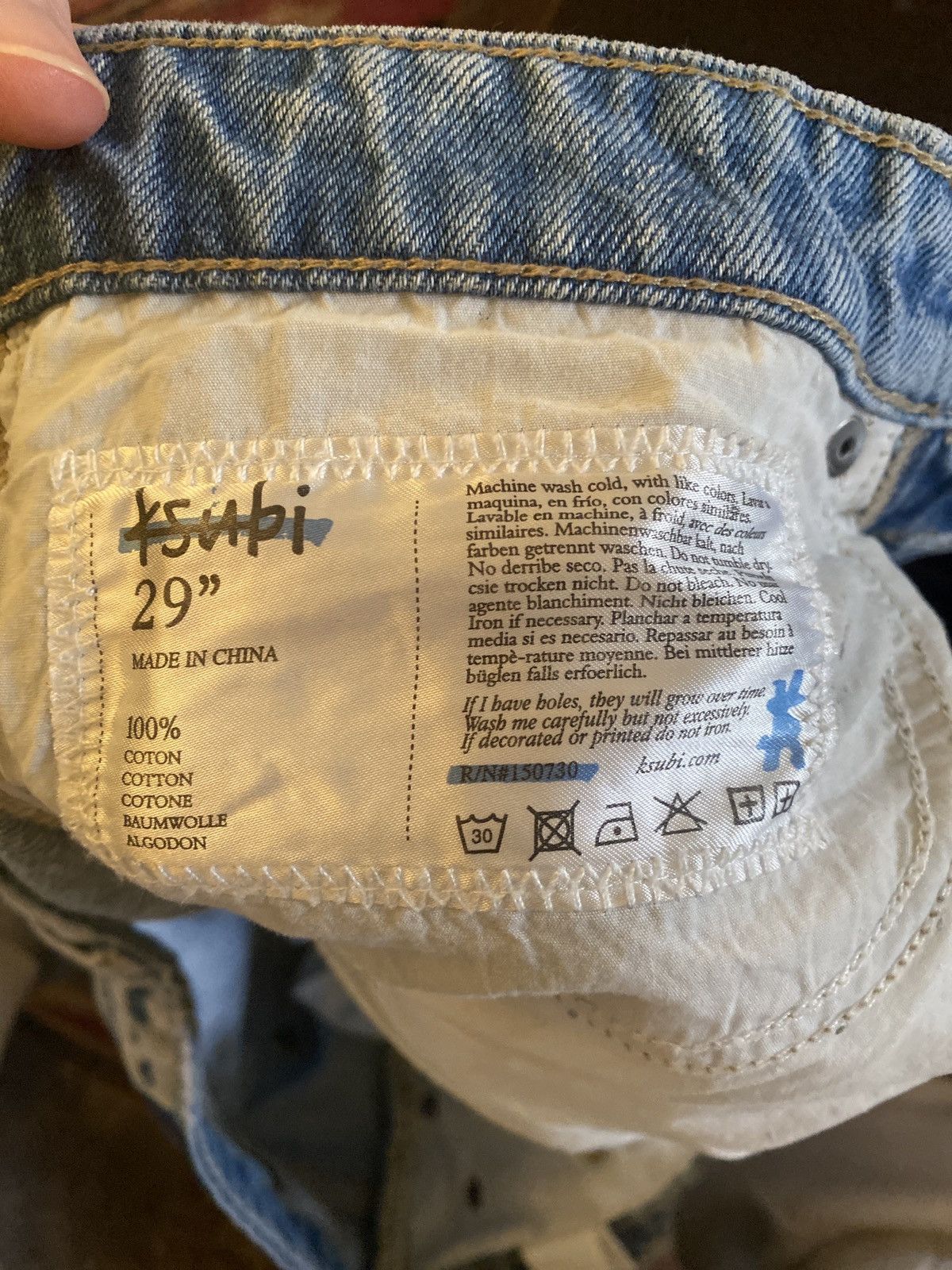 Ksubi KSUBI comic denim jeans Size US 31 - 10 Thumbnail