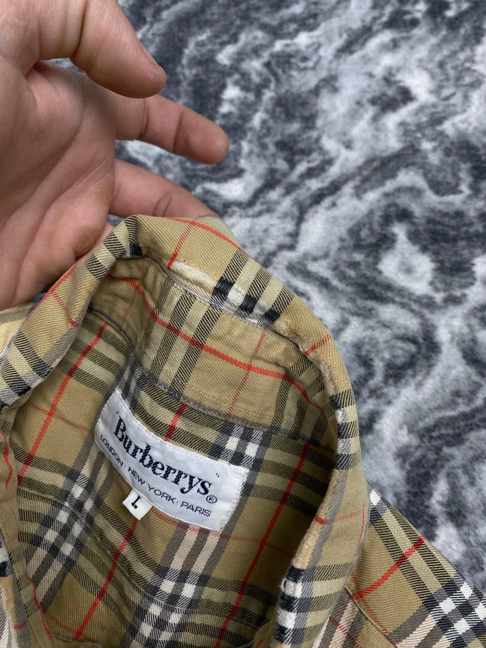 Burberry Burberrys Vintage Nova Check Shirt Buttons Long Sleeve Men Size US L / EU 52-54 / 3 - 6 Thumbnail