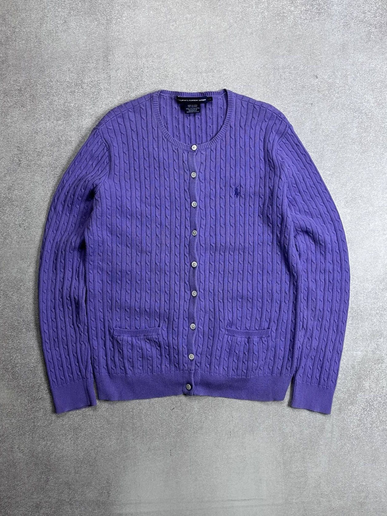 Polo Ralph Lauren Vintage Polo Ralph Lauren Womans Knit Cardigan Sweater L Size L / US 10 / IT 46 - 1 Thumbnail