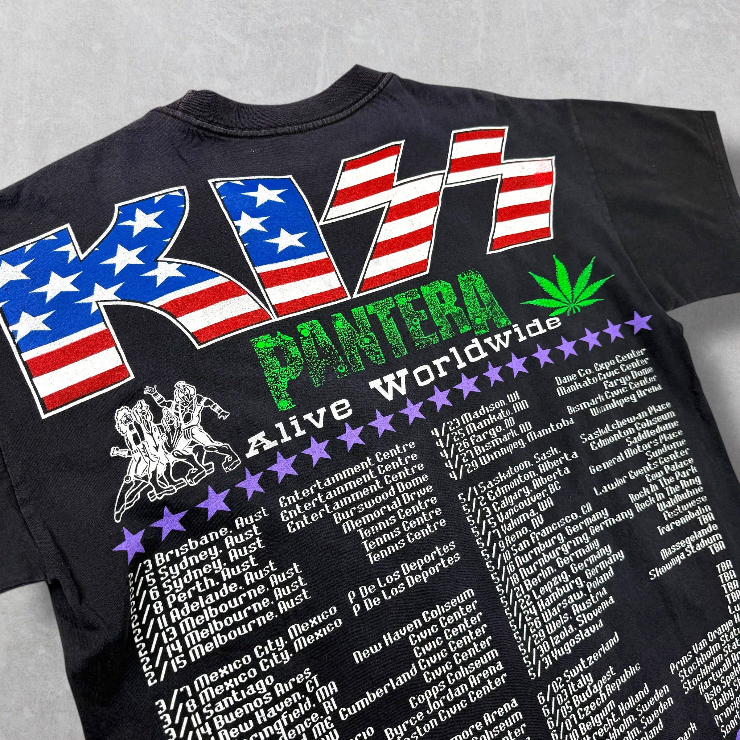 Vintage Vintage '97 Resurreccion Kiss & Pantera Tour Tee XL Size US XL / EU 56 / 4 - 4 Thumbnail