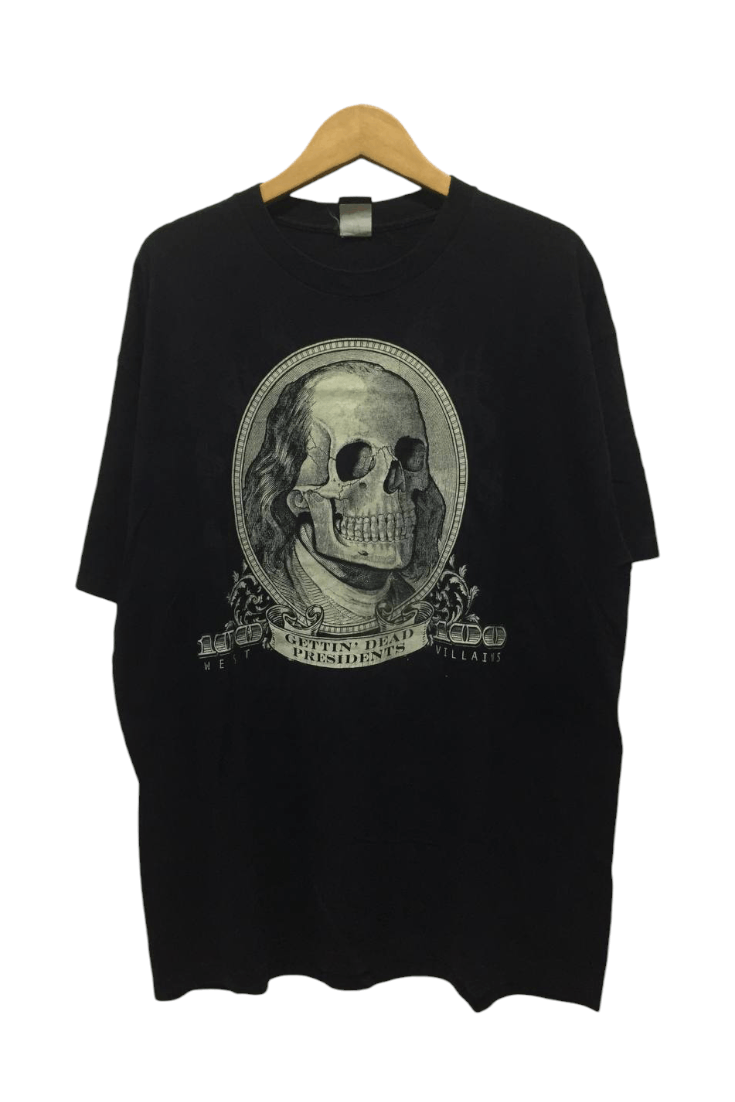 Other Vintage ANCHOR BLUE SKULL GETTIN DEAD PRESIDENT Size US XL / EU 56 / 4 - 1 Thumbnail