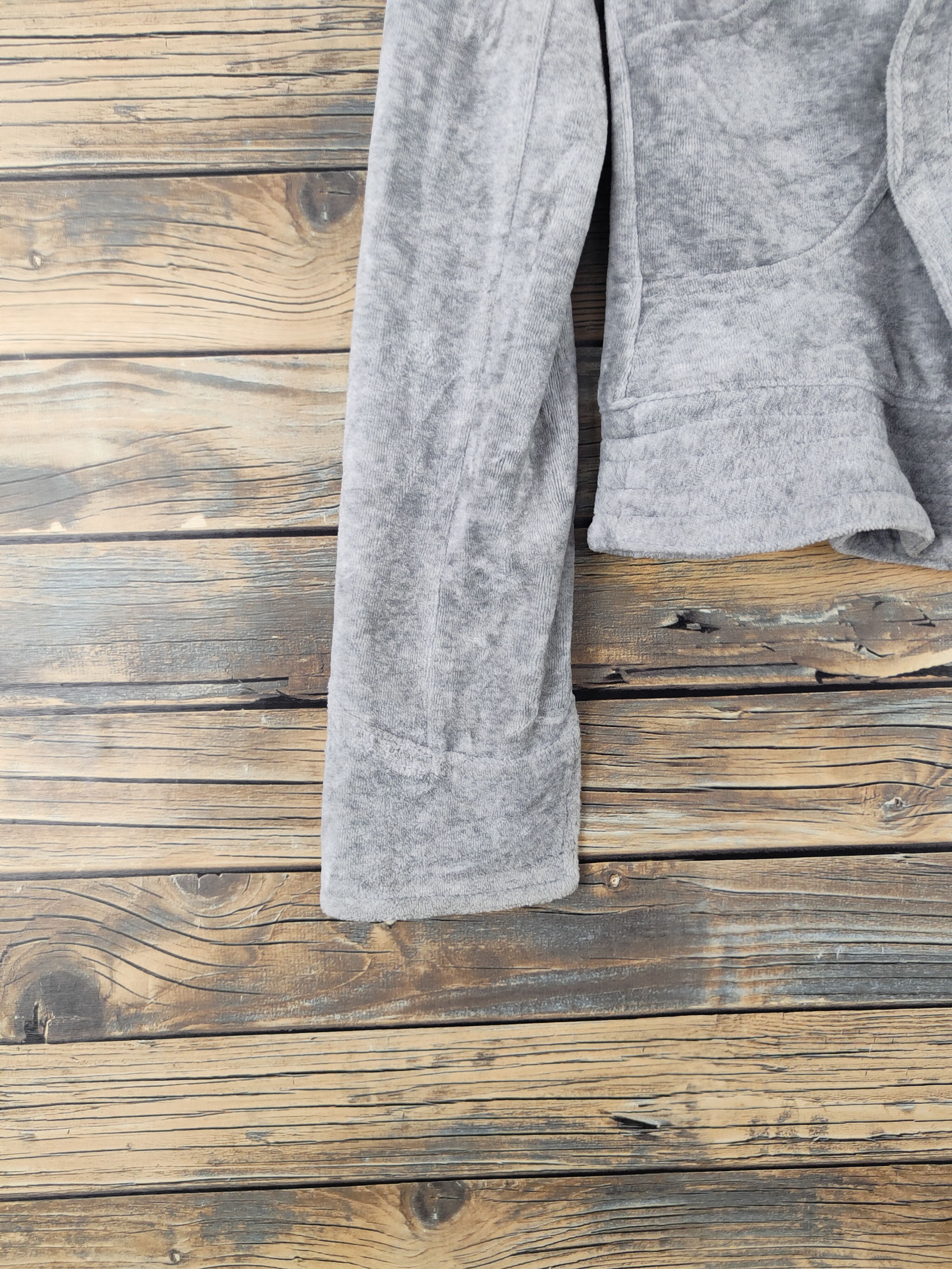 Japanese Brand Cecil McBee Gray Cardigan Crop Tops #W2180 Size S / US 4 / IT 40 - 4 Thumbnail